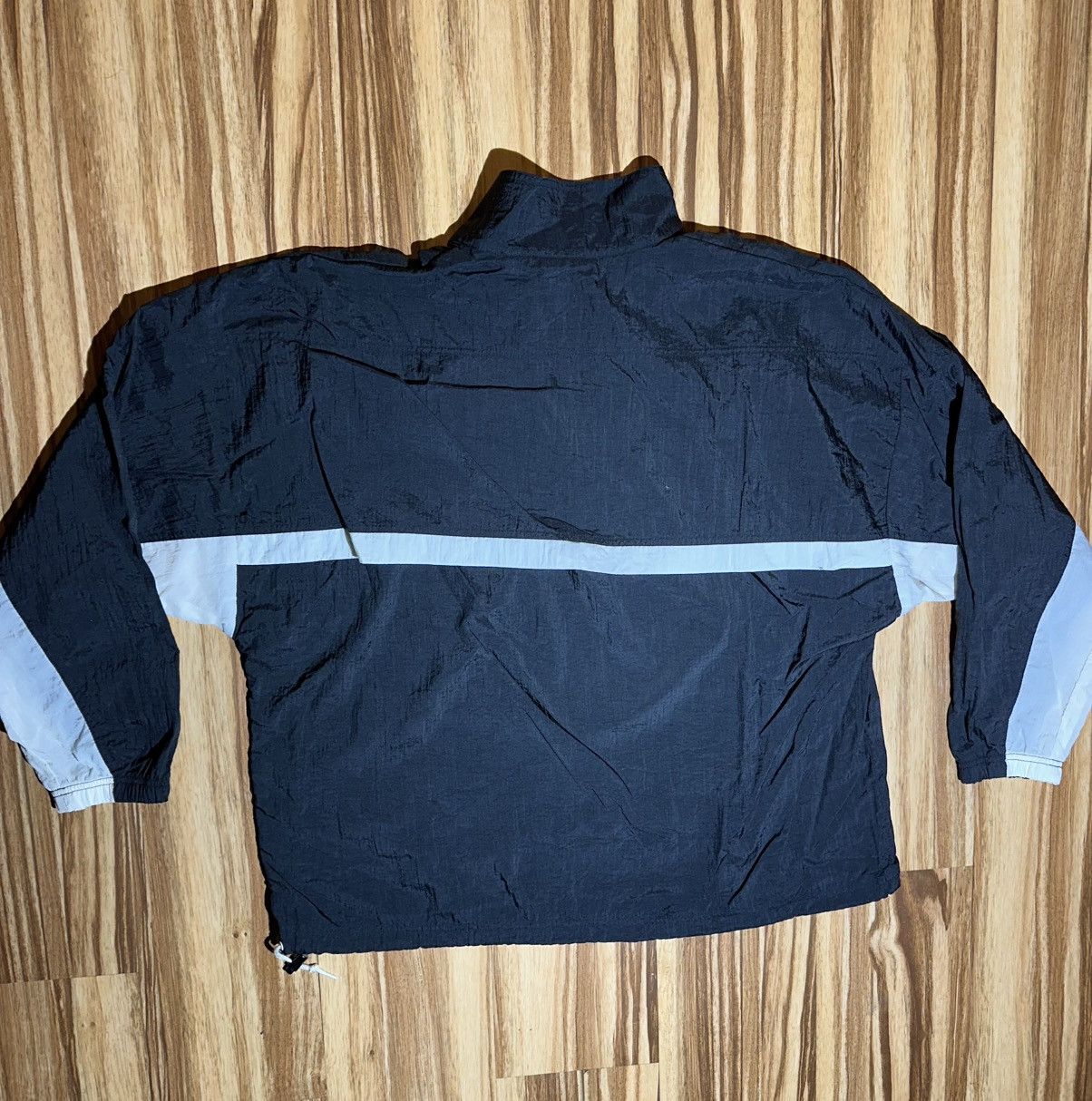 Reebok 90sVintage Reebok Black & White 1/4Zipup Windbreaker SizeL Size US L / EU 52-54 / 3 - 11 Thumbnail