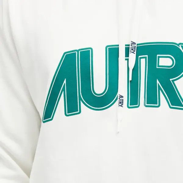 AUTRY o1y0526 Logo Hoodie in White Size US M / EU 48-50 / 2 - 3 Thumbnail