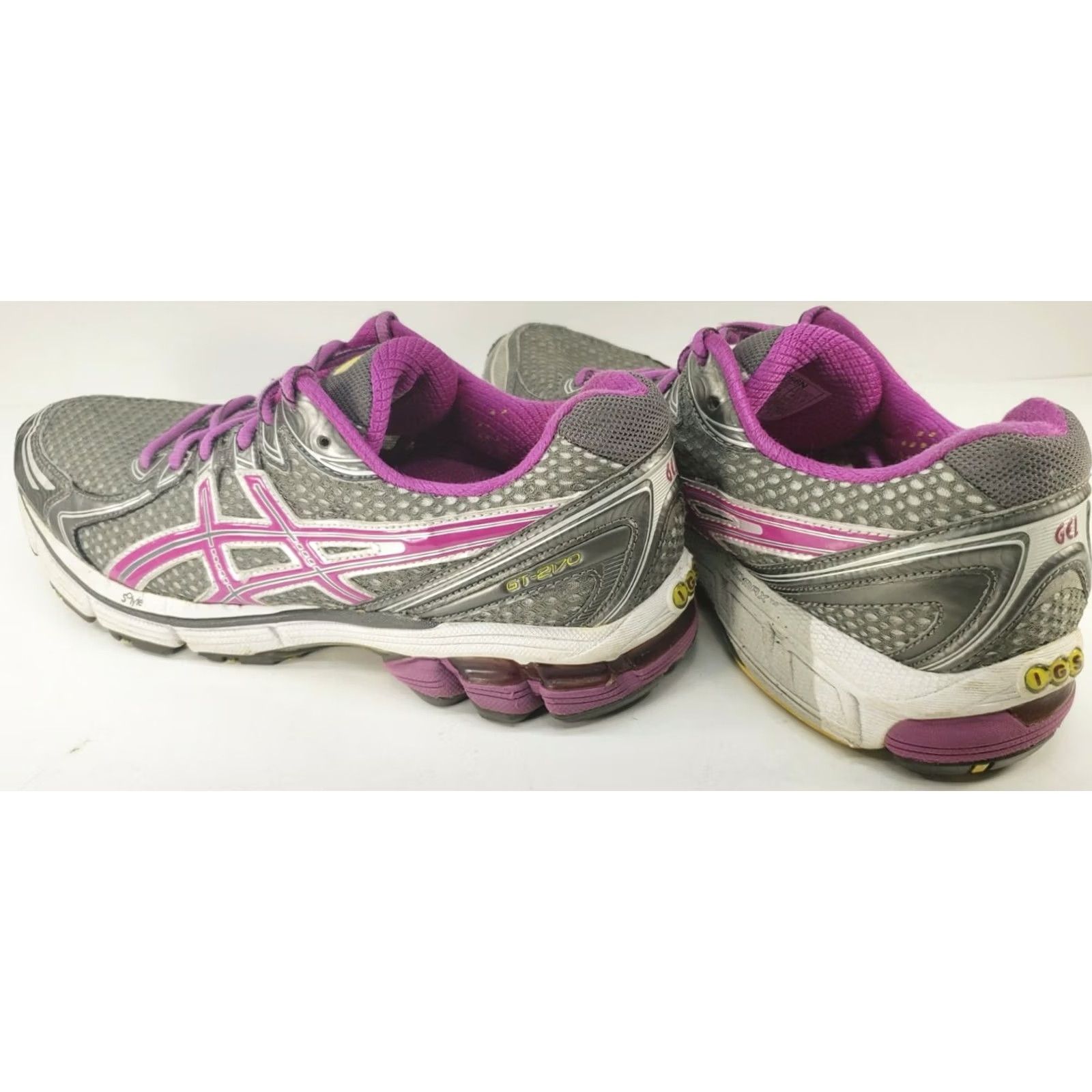 Asics ASICS Gel GT 2170 Gray & Purple Running Shoes Women's 9 EUR 40.5 Athletic Shoes Casual Shoes Size US 9 / IT 39 - 6 Thumbnail
