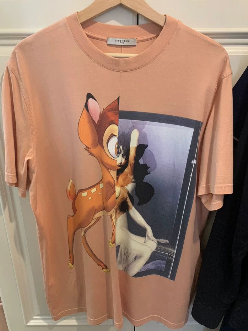 Givenchy Givenchy Deer Print Short Sleeve T-Shirt - dmc Size US S / EU 44-46 / 1 - 1 Thumbnail