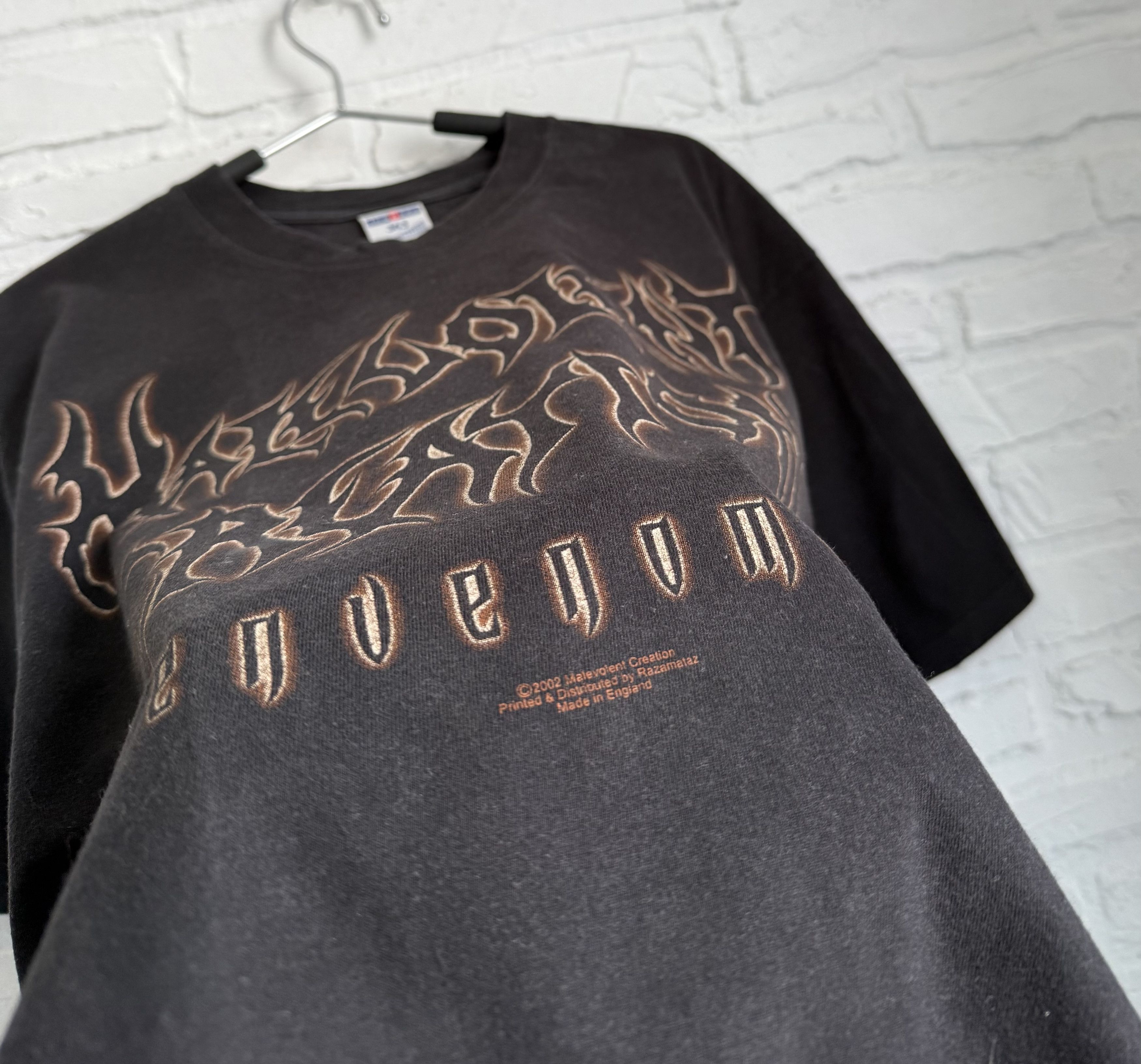 Vintage Malevolent Creation Envenomed European Tour tee