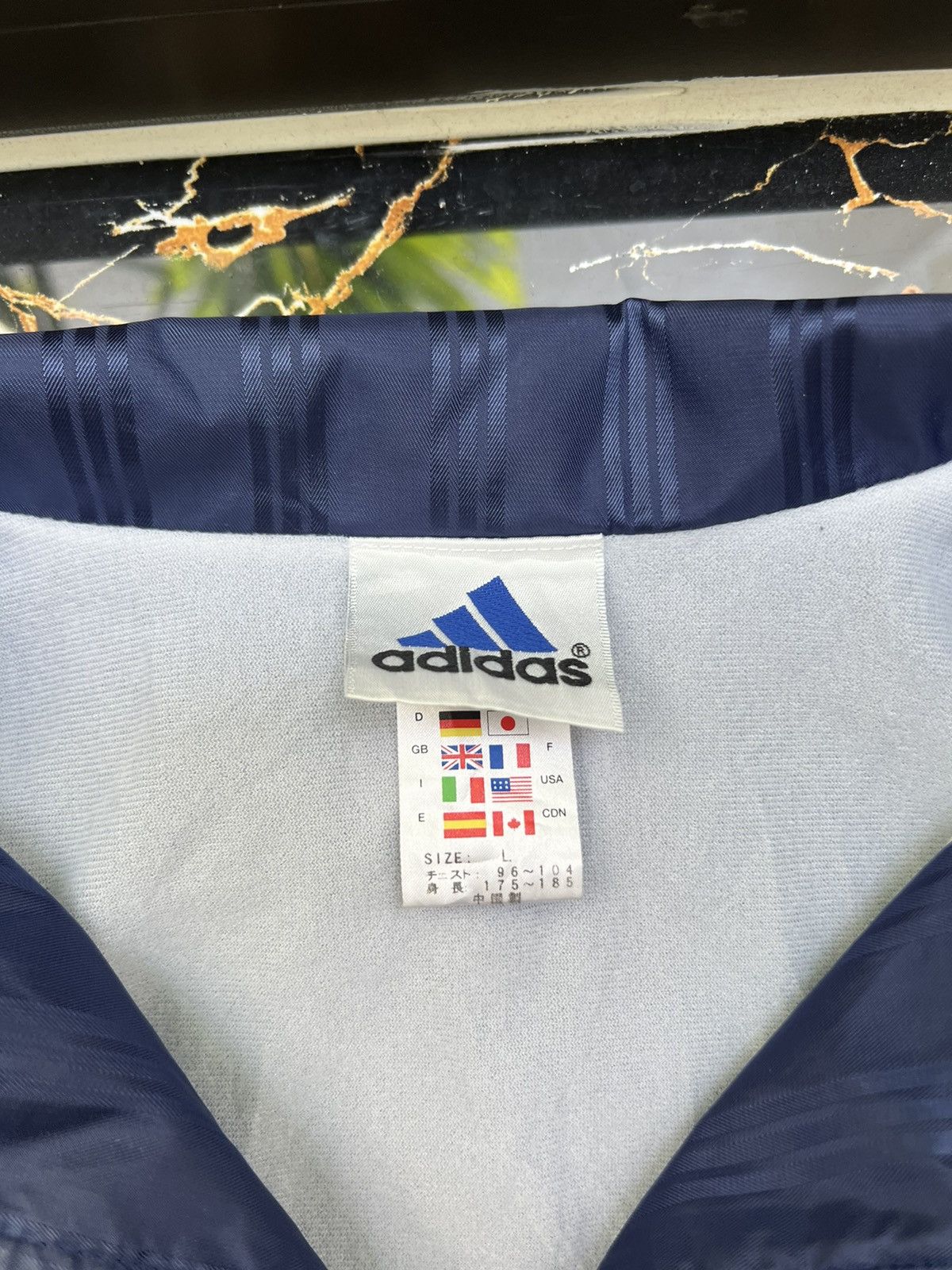 Adidas × Vintage 90's ADIDAS SMALL LOGO Y2K TRACK JACKET Size US L / EU 52-54 / 3 - 4 Thumbnail