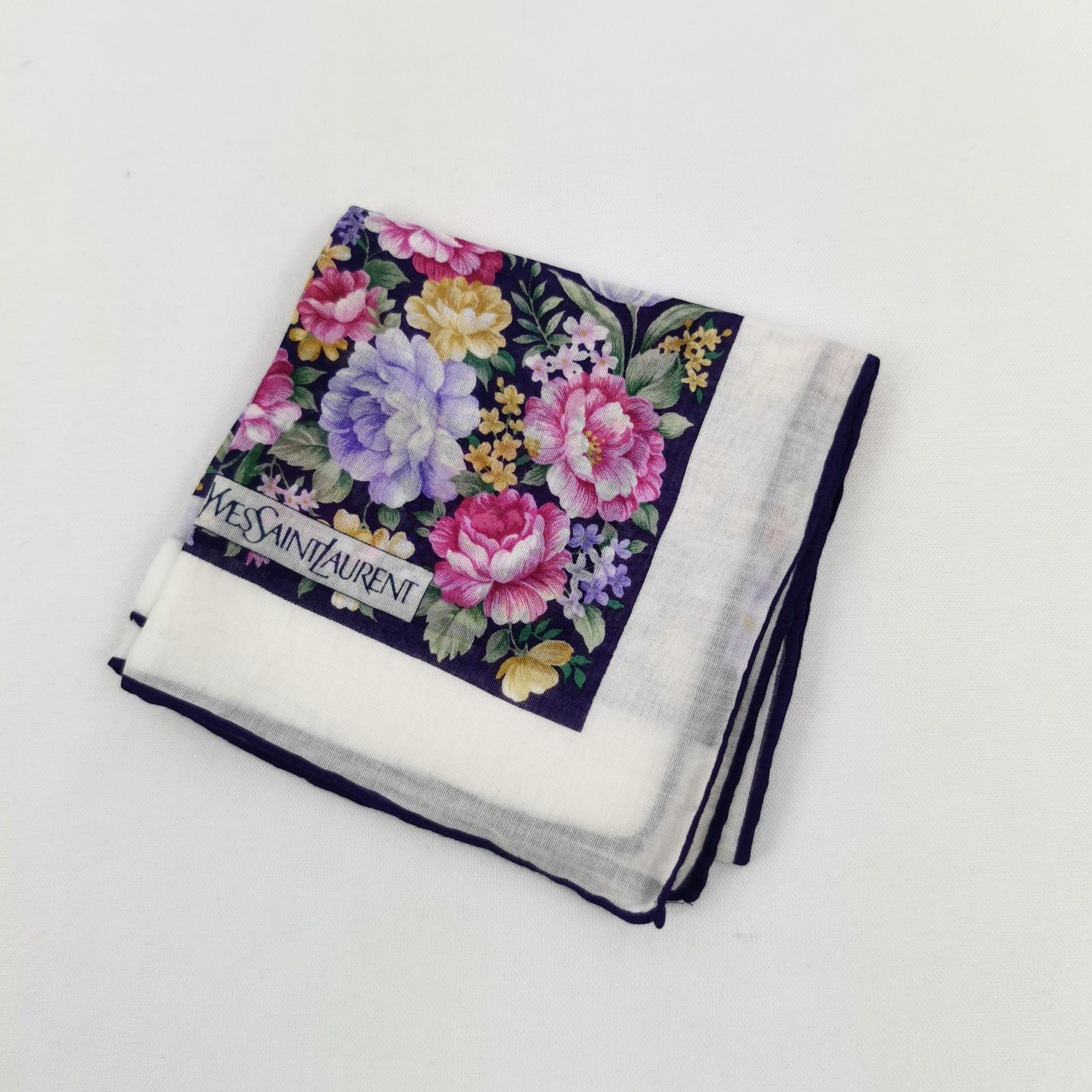 Yves Saint Laurent Vintage Yves Saint Laurent Handkerchief Neckerchief YSL Size ONE SIZE - 4 Thumbnail