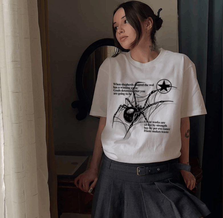 Vision Streetwear Spider Graphic Gothic Vintage Size US XL / EU 56 / 4 - 2 Thumbnail