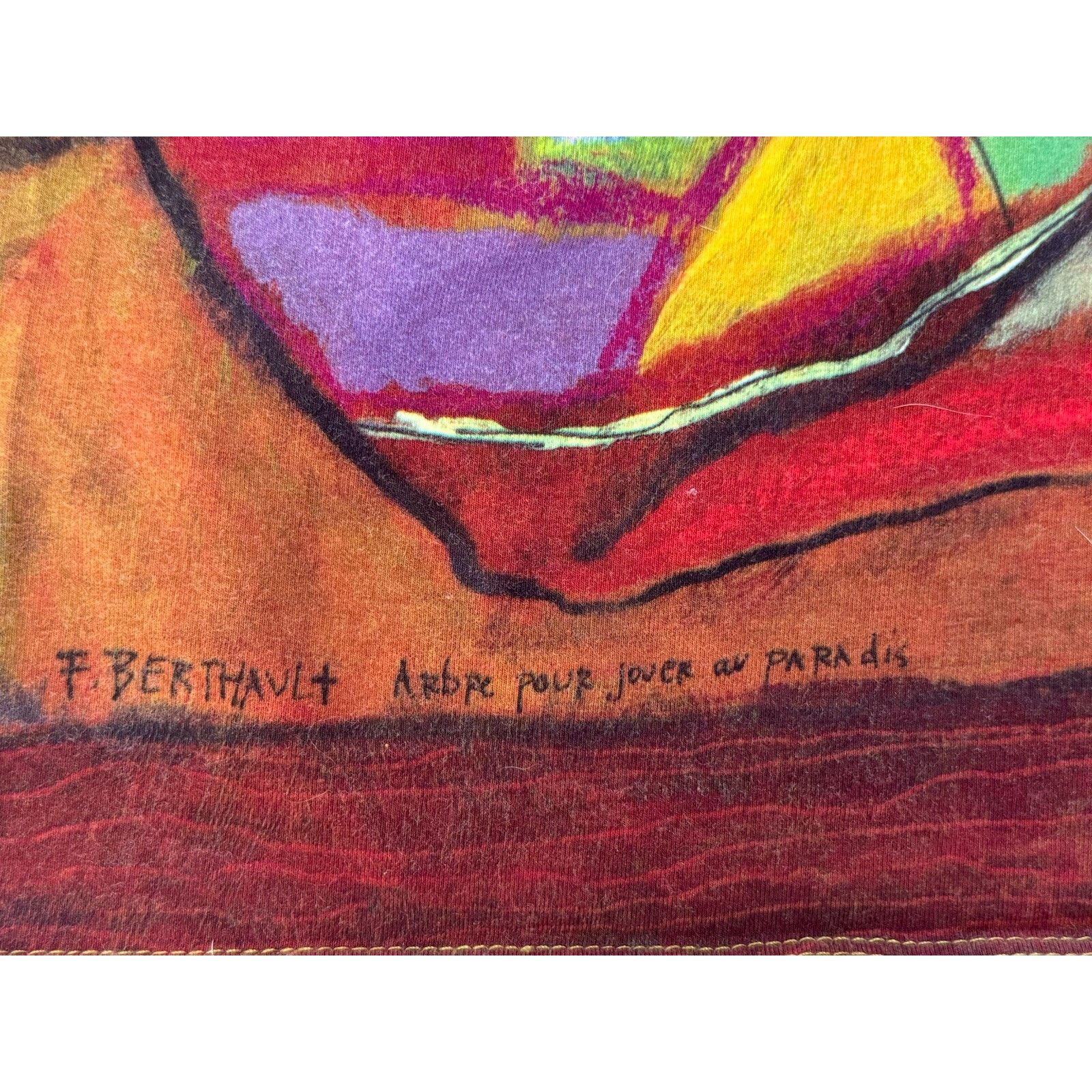 Other AVENTURES DES TOILES Francis Berthault French Abstract Tank Size S / US 4 / IT 40 - 9 Thumbnail