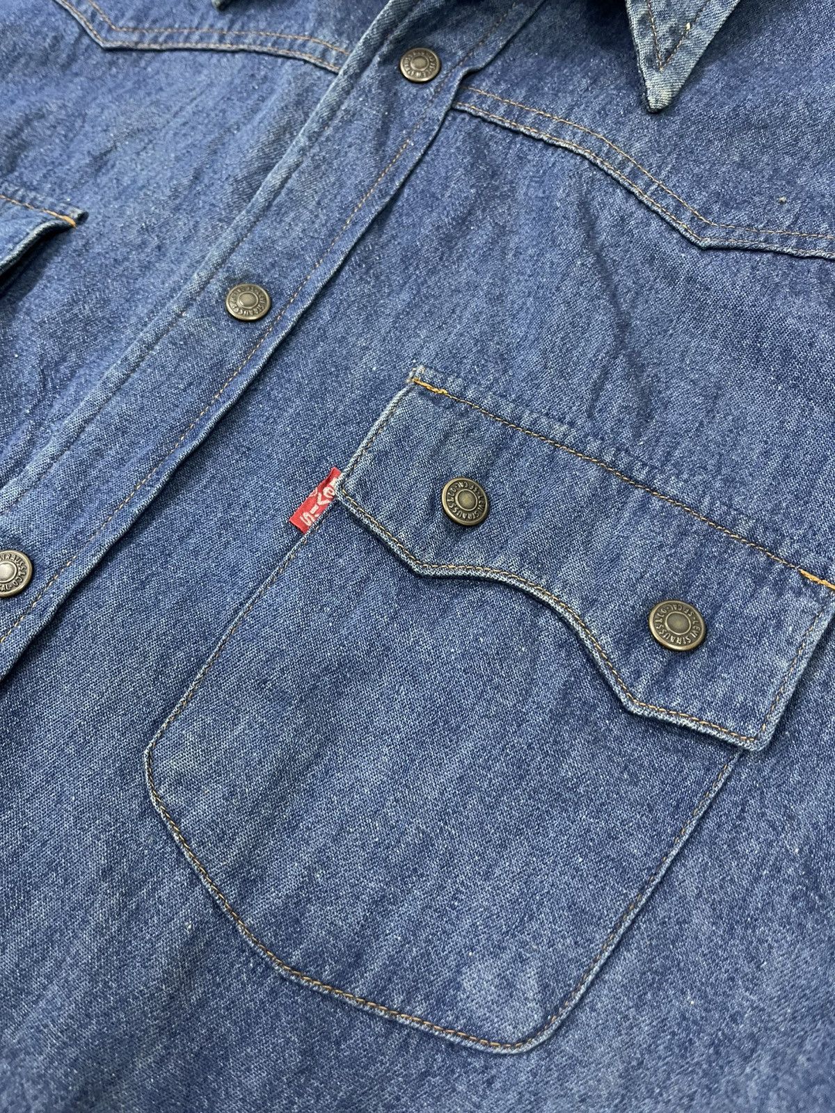 Levi's × Vintage 90s Levi’s Western Shirt Size US M / EU 48-50 / 2 - 15 Thumbnail
