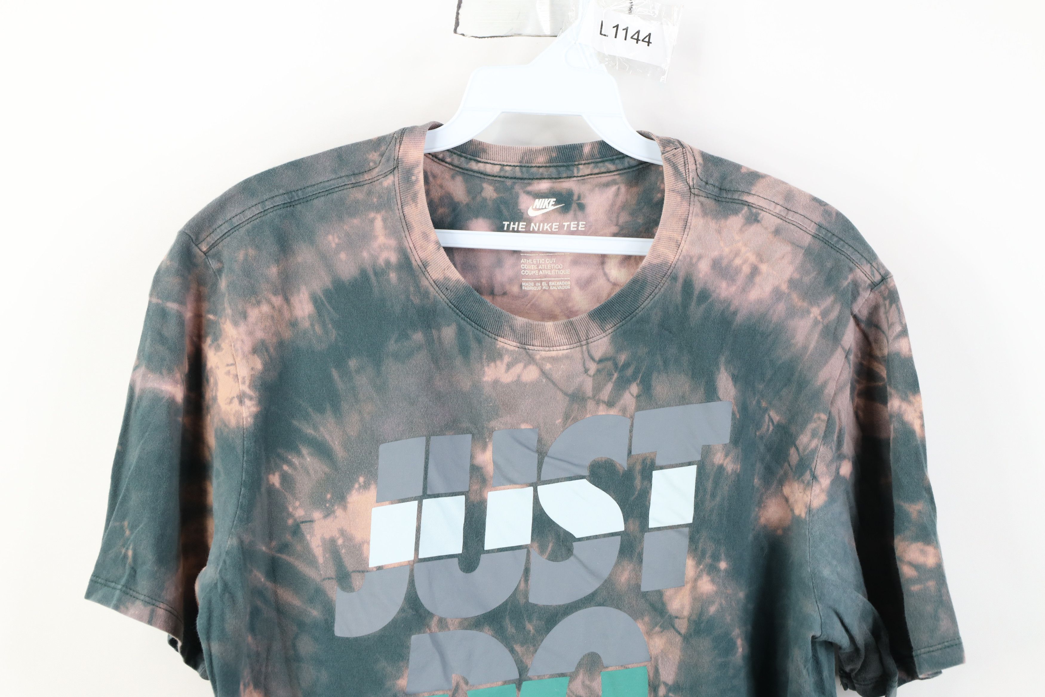Nike Vintage Y2K Nike Acid Wash Just Do It Short Sleeve T-Shirt Size US M / EU 48-50 / 2 - 2 Thumbnail