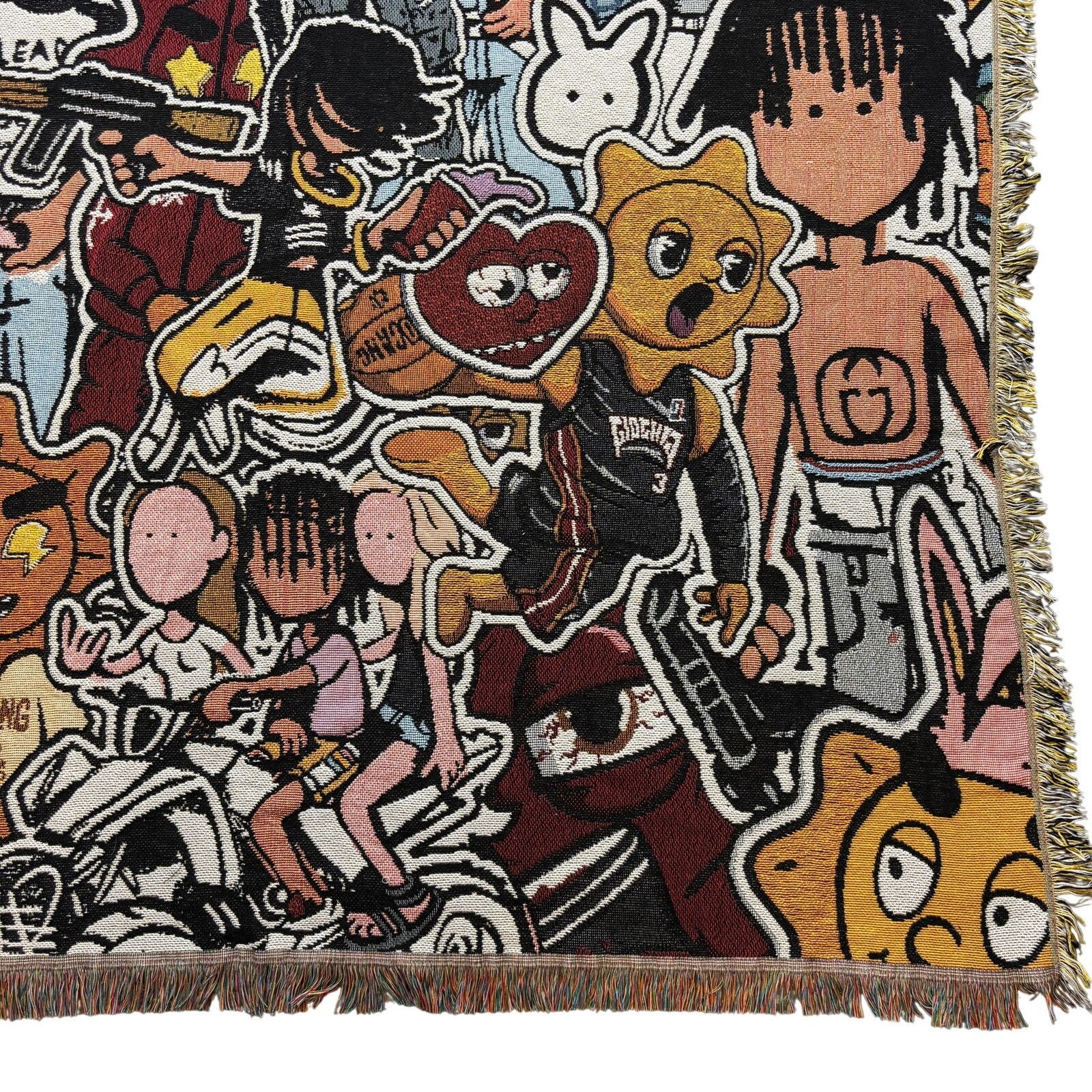Glo Gang × Kodone Rare Kodone X Glo Gang Collage Blanket 61"x84" Size ONE SIZE - 3 Thumbnail