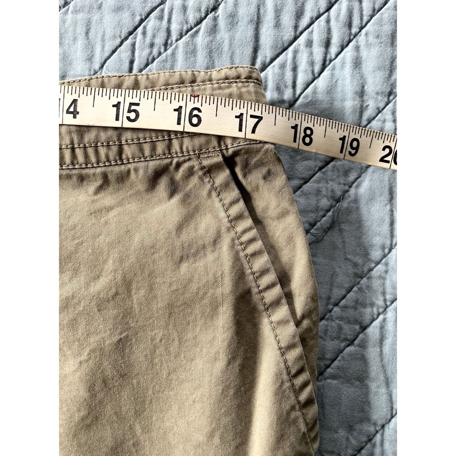 Banana Republic VINTAGE Banana Republic Chino Pants women’s Size 12 Beige Canvas Casual Regular Size 34" / US 12 / IT 48 - 7 Thumbnail