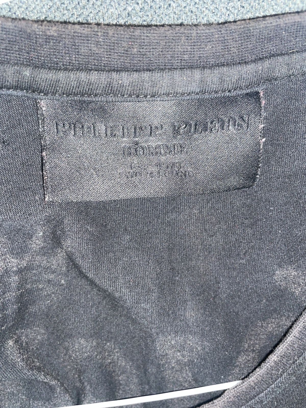 Philipp Plein × Vintage Philipp Plein Embellished Black lion T-shirt Size US XXL / EU 58 / 5 - 5 Thumbnail