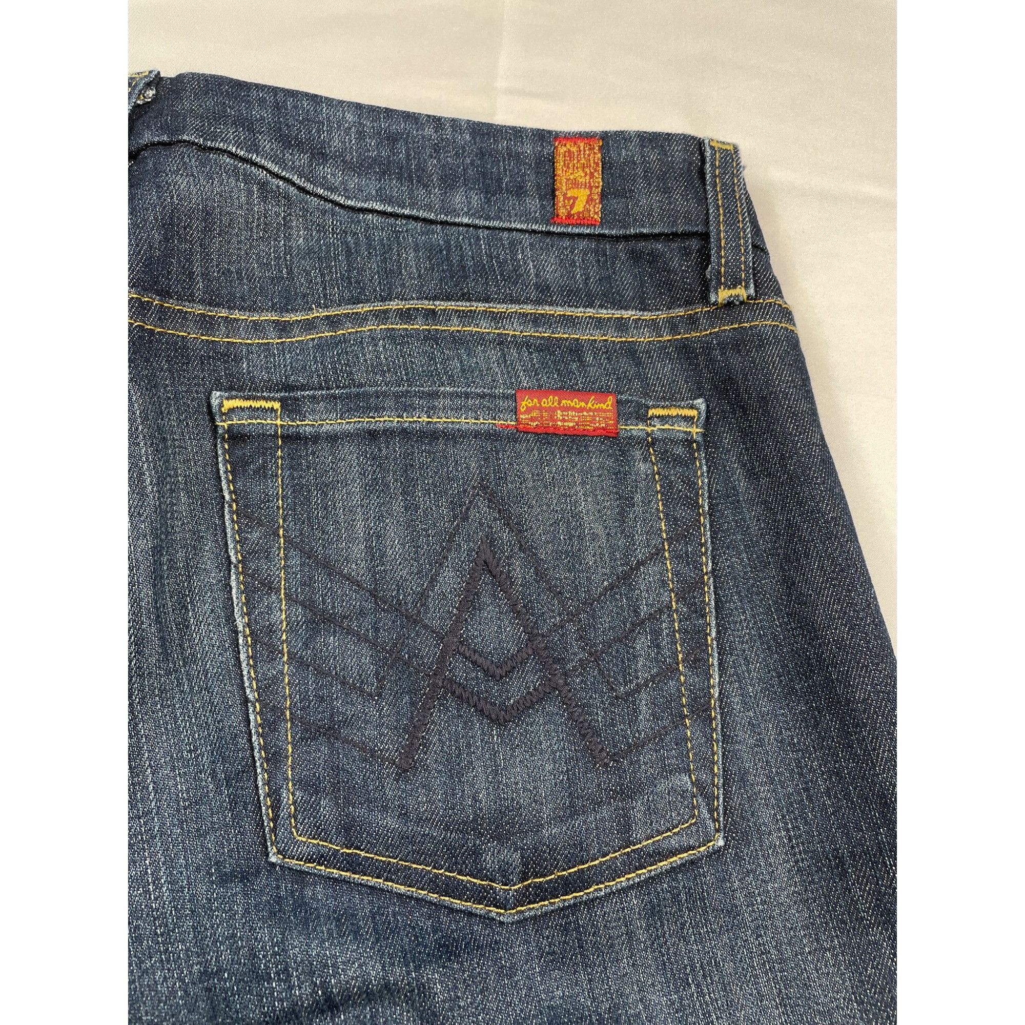 7 For All Mankind 7 For All Mankind SKU 7550 Bootcut Womens Denim Jeans Size 2 Size 27" / US 4 / IT 40 - 13 Thumbnail