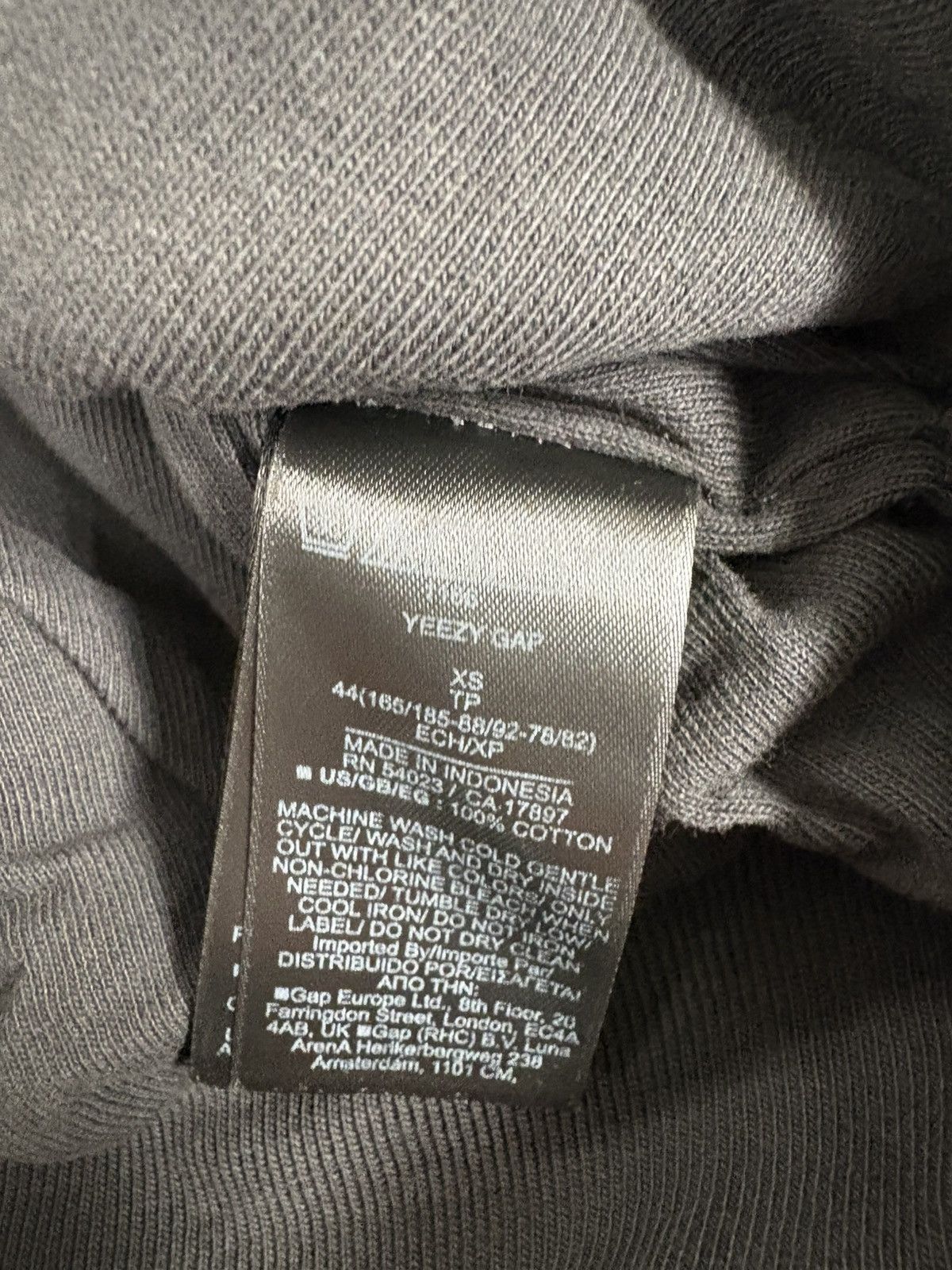 Balenciaga × Kanye West × Yeezy YZY x GAP oversize boxy fit Hoodie Black XS Size S / US 4 / IT 40 - 6 Thumbnail