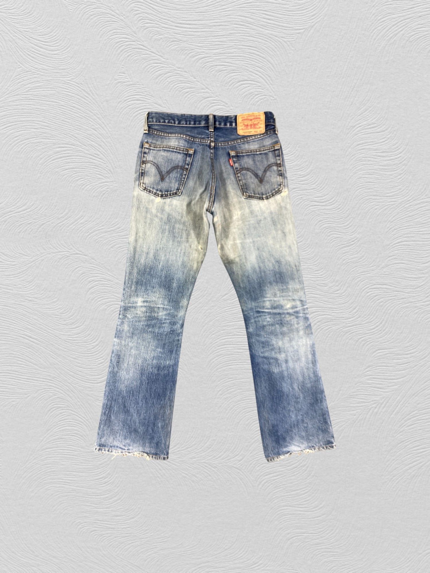 Levi's Faded Blue Vintage Levis 517 Flare Jeans 30x30 - JN3217 Size US 30 / EU 46 - 2 Thumbnail
