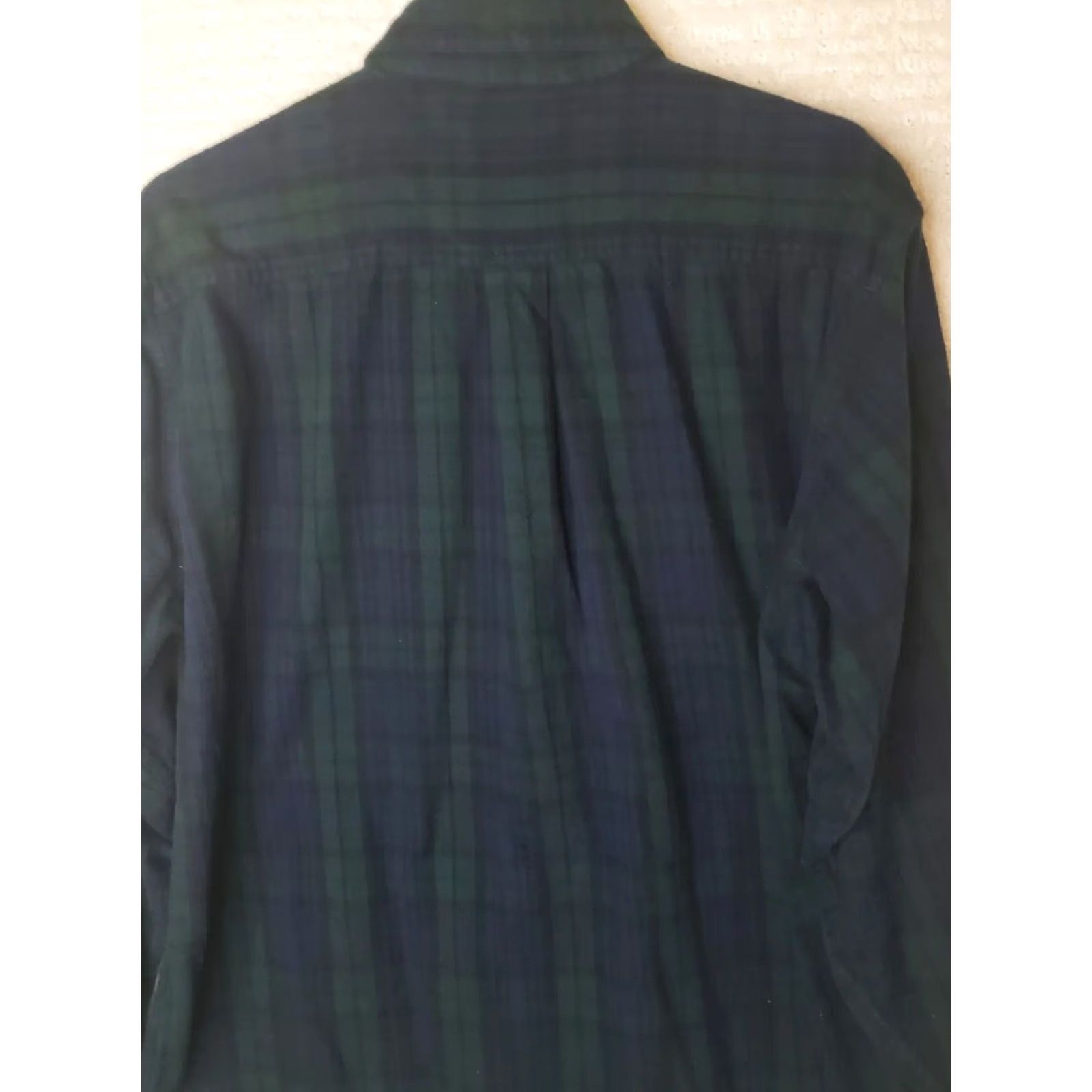 Vintage L.L.Bean Flannel Plaid Long Sleeve Button-Up Mens L Reg Blue Green Shirt Size US L / EU 52-54 / 3 - 7 Thumbnail