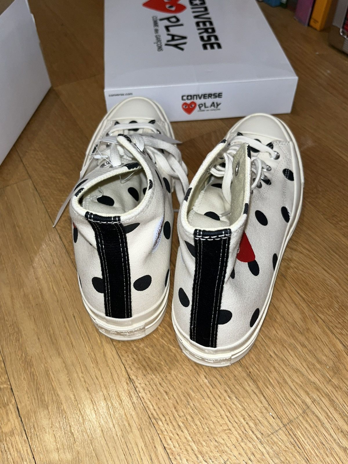 Comme des Garcons PLAY × Converse Comme des garcons Play x Converse Chuck 70 polka dot Size US 8 / EU 41 - 3 Thumbnail