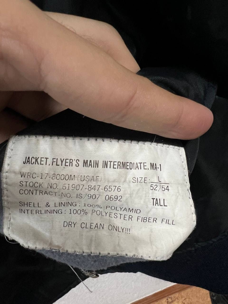 Vintage Vintage 90s MA 1 Intermediate Nylon Bombers Jacket Size US L / EU 52-54 / 3 - 4 Thumbnail