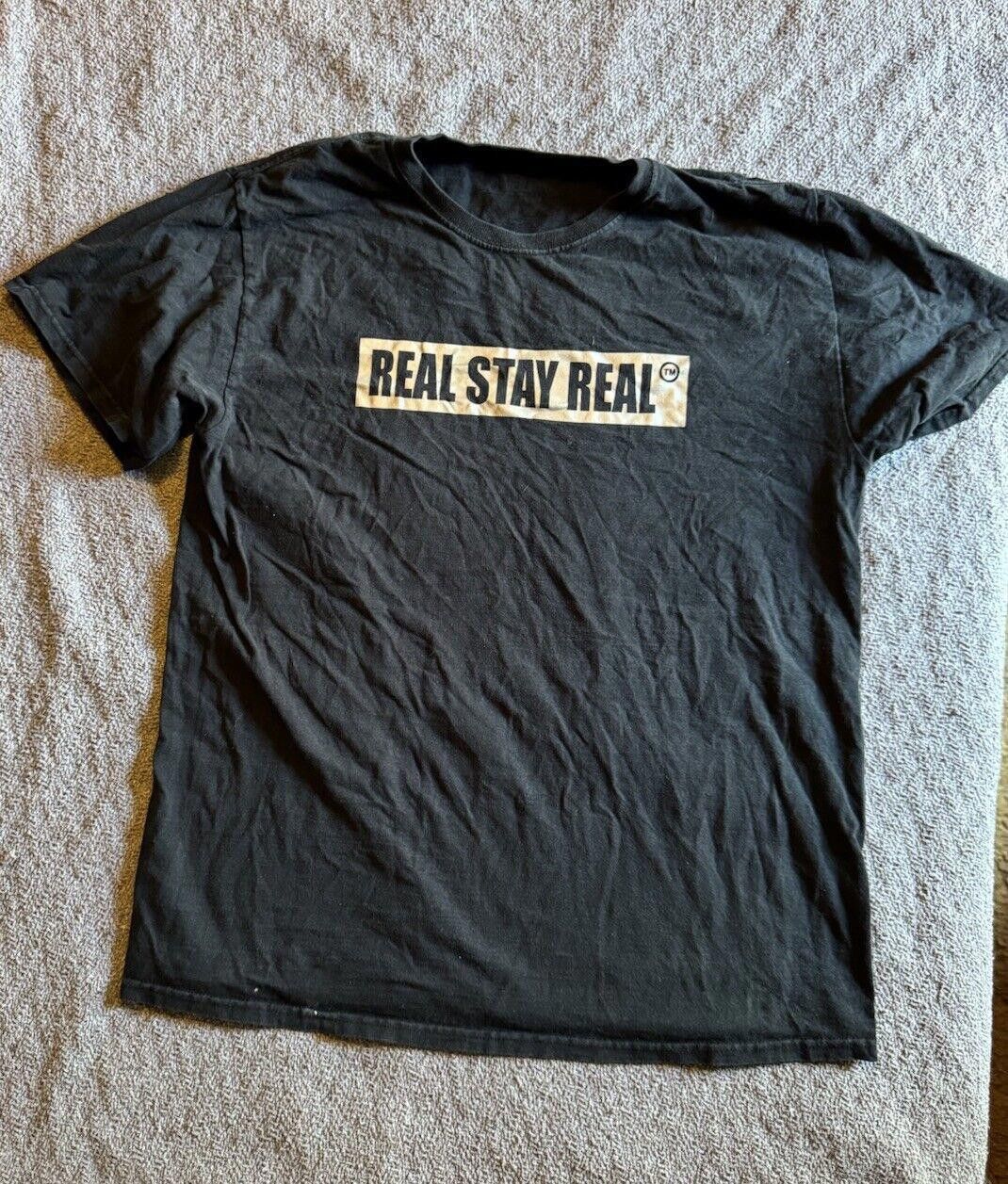 Designer Real Stay Real T Shirt Med Men Size US M / EU 48-50 / 2 - 1 Thumbnail