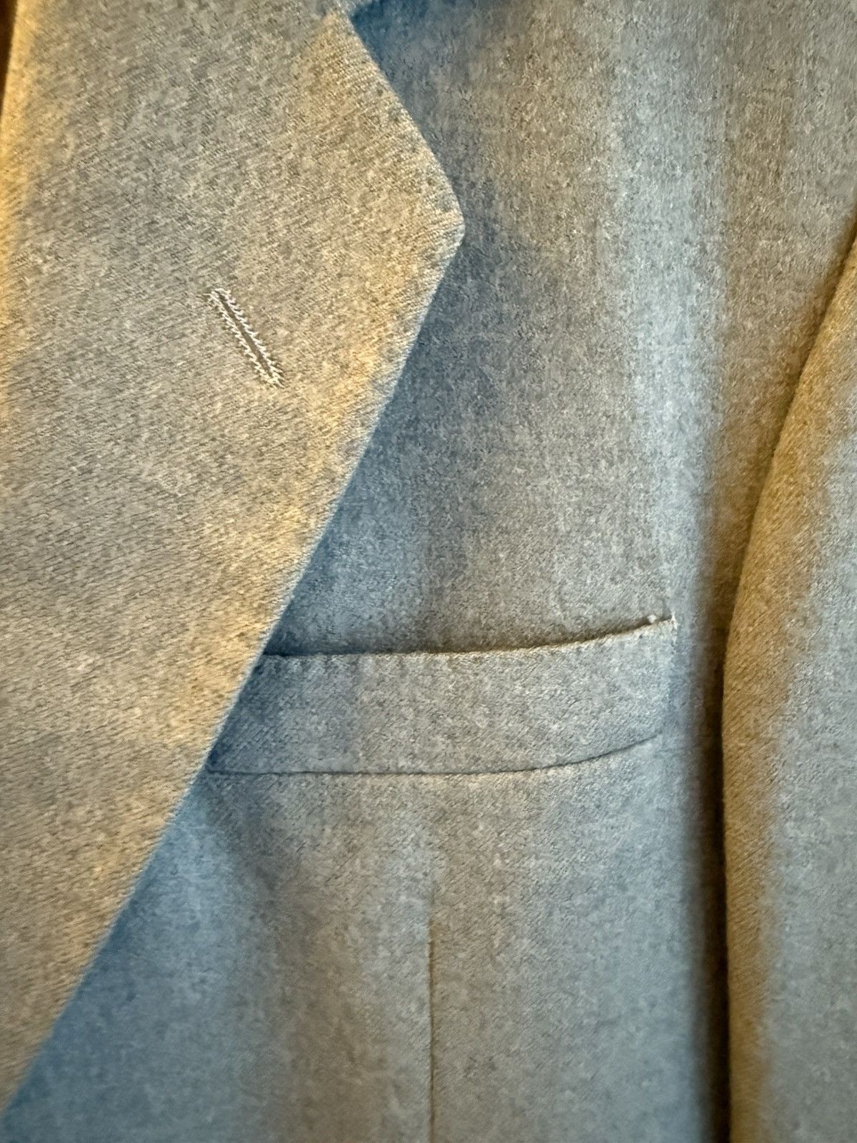 Dior Dior Vintage Thick Grey Wool Suit Size 50R - 3 Thumbnail