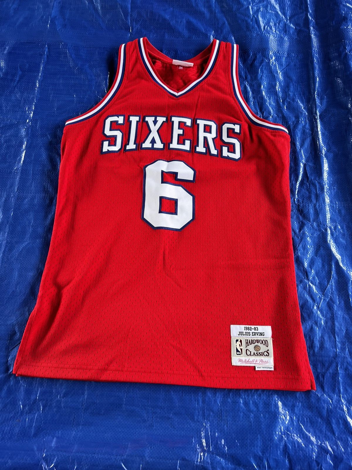 julius erving sixers jersey