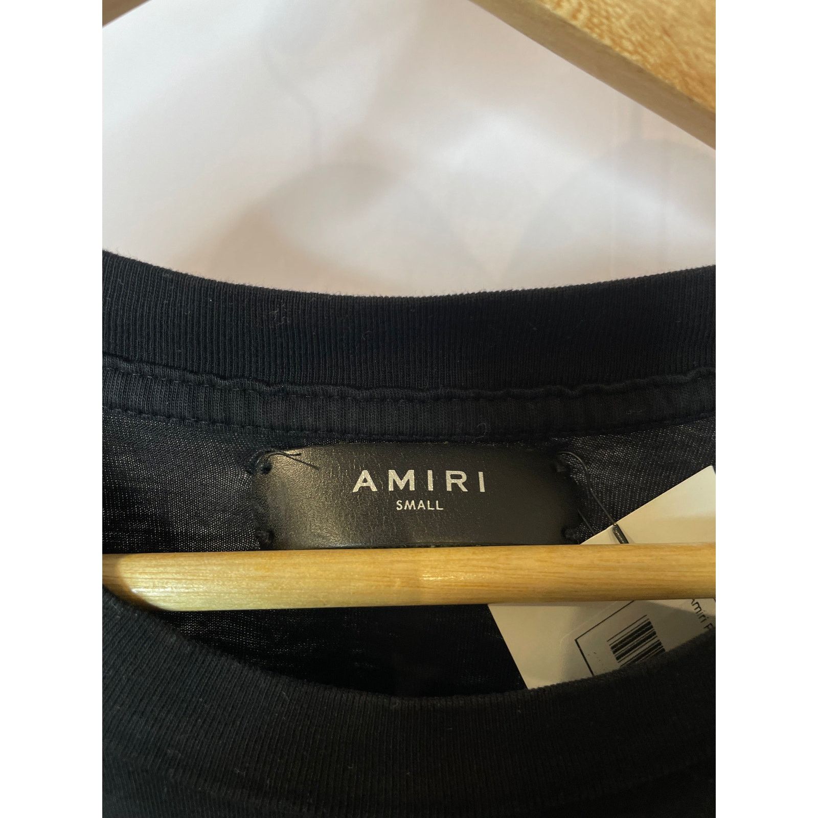 Amiri Amiri Pink Crackle Core Tee Black Used Small Size US S / EU 44-46 / 1 - 3 Thumbnail