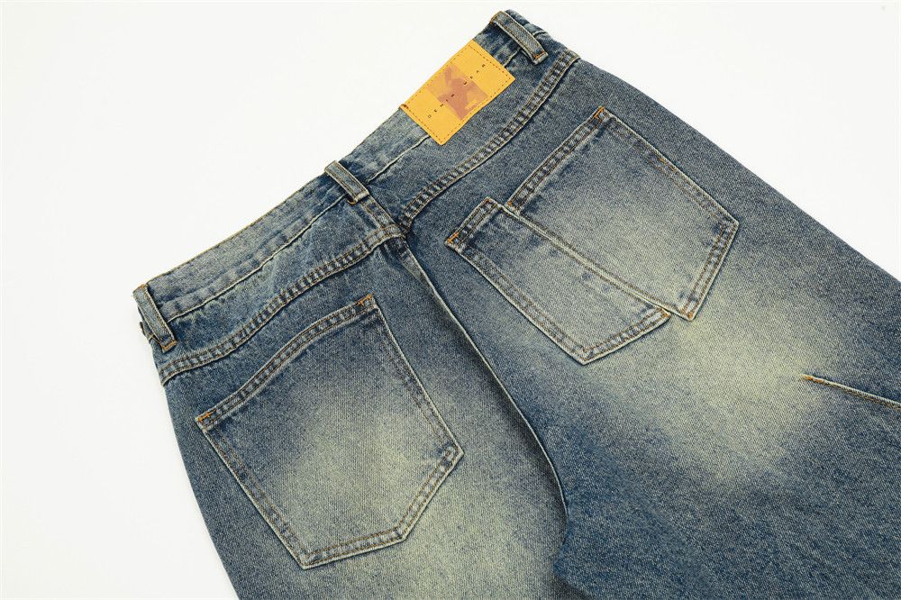 Japanese Brand × Jean Men's hippie trend washed flared jeans y2k Size US 32 / EU 48 - 5 Thumbnail