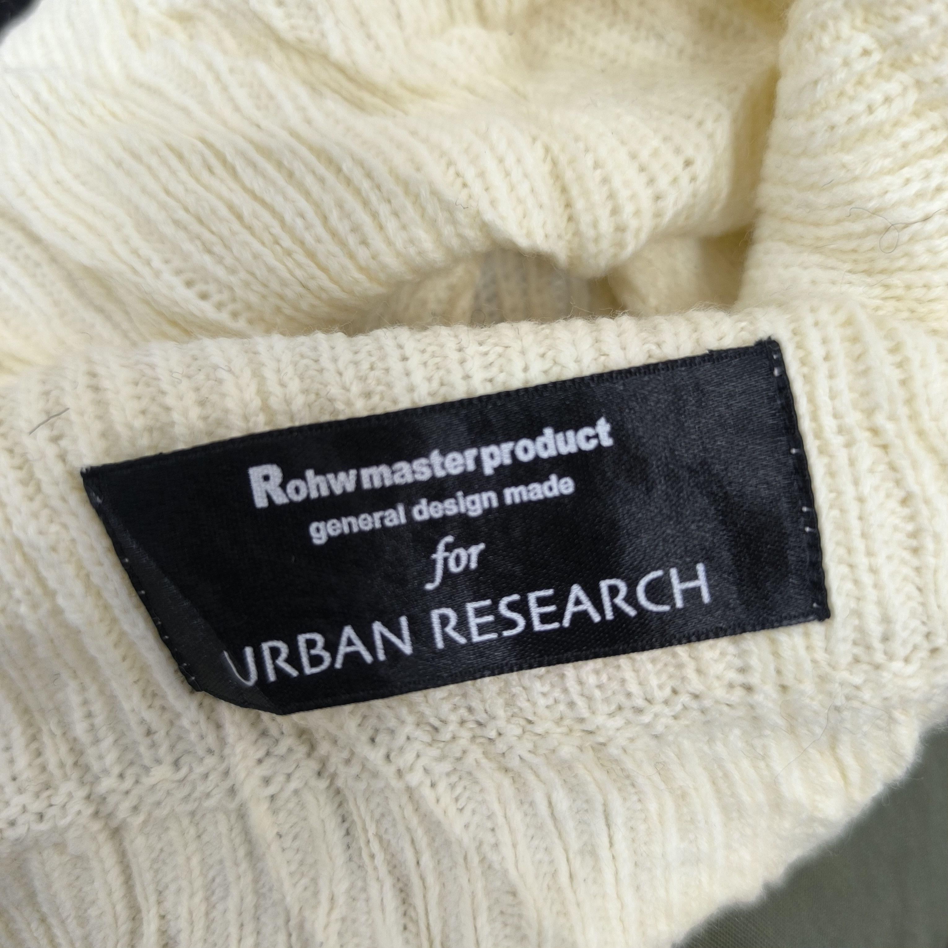 Japanese Brand 🌟Rohw master for urban research short beanie hat Size ONE SIZE - 3 Thumbnail