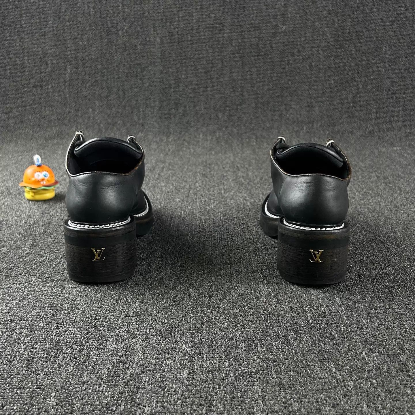 Louis Vuitton LV Platform Loafer Black Monogram EUR 36.5 Size US 6 / IT 36 - 5 Thumbnail
