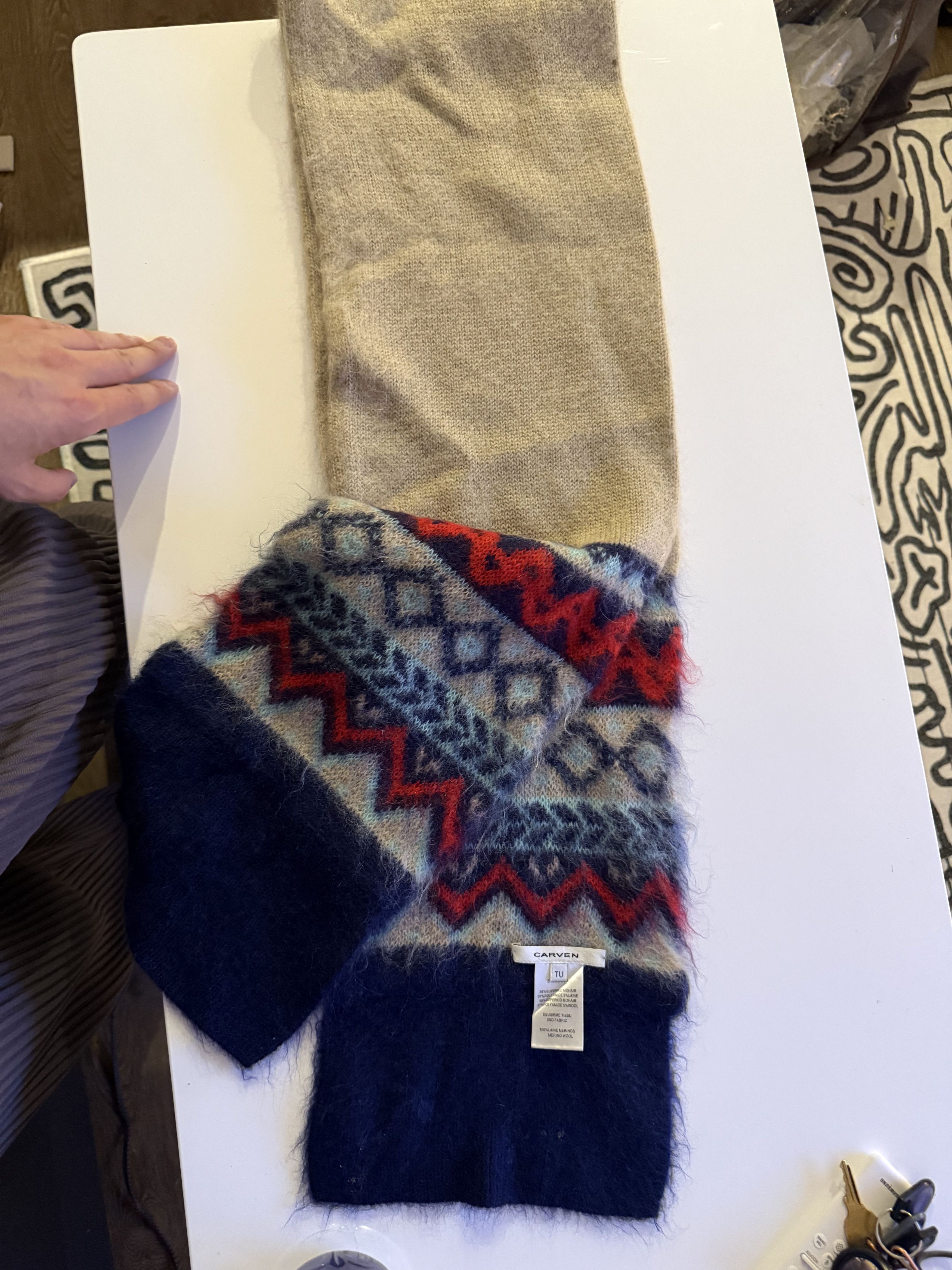 Carven carven Mohair scarf Size ONE SIZE - 1 Thumbnail