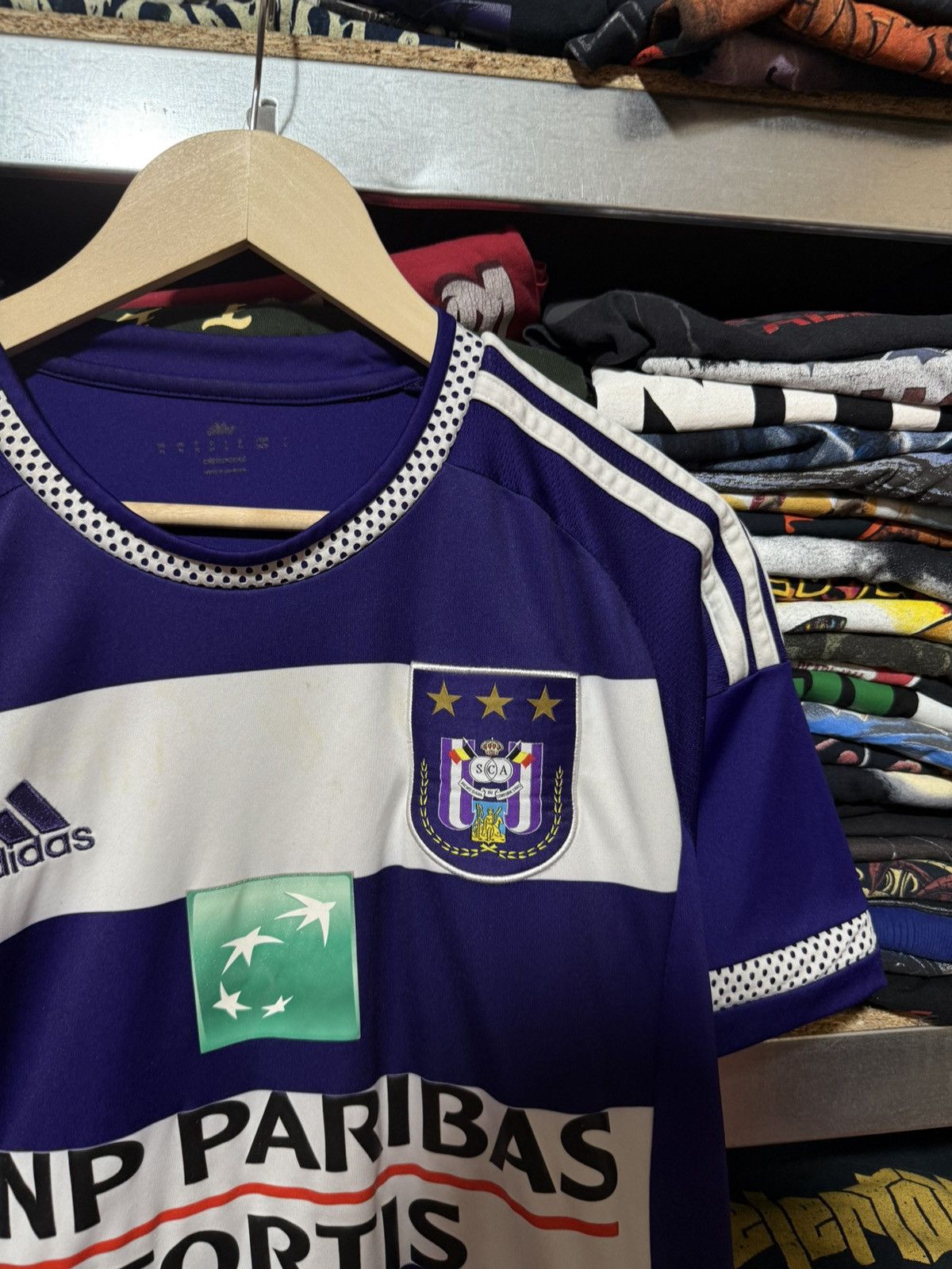 Adidas × Vintage Adidas ANDERLECHT HOME 2015 2016 Football Soccer Jersey Size US M / EU 48-50 / 2 - 5 Thumbnail