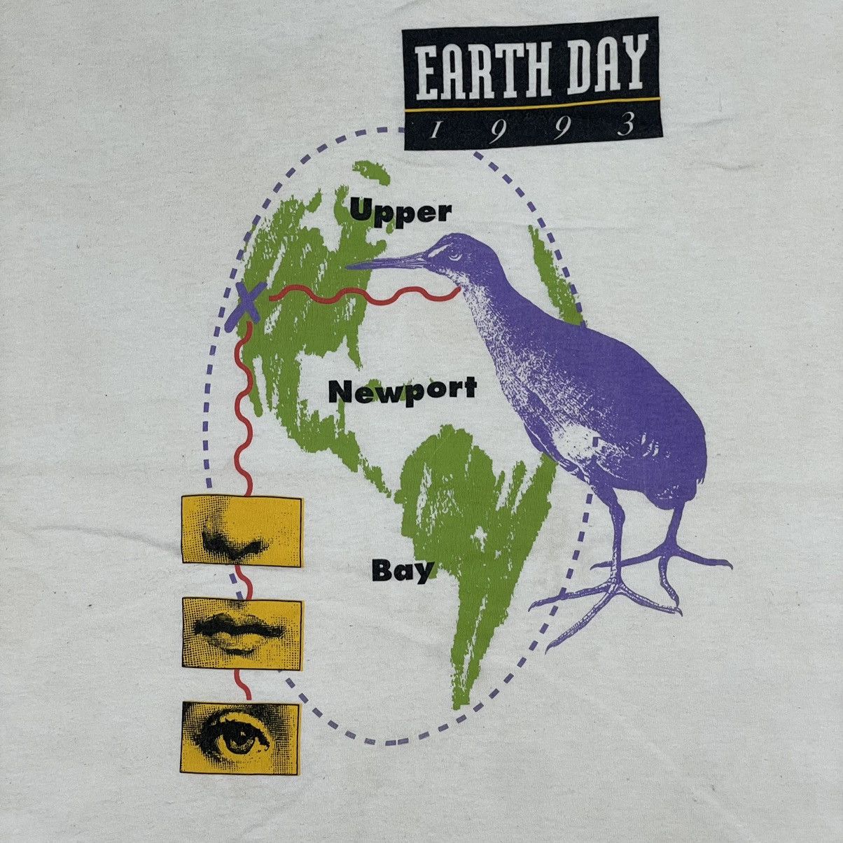 BMW Vintage 1993 Earth Day Kiwi Event Tee Size US L / EU 52-54 / 3 - 7 Thumbnail