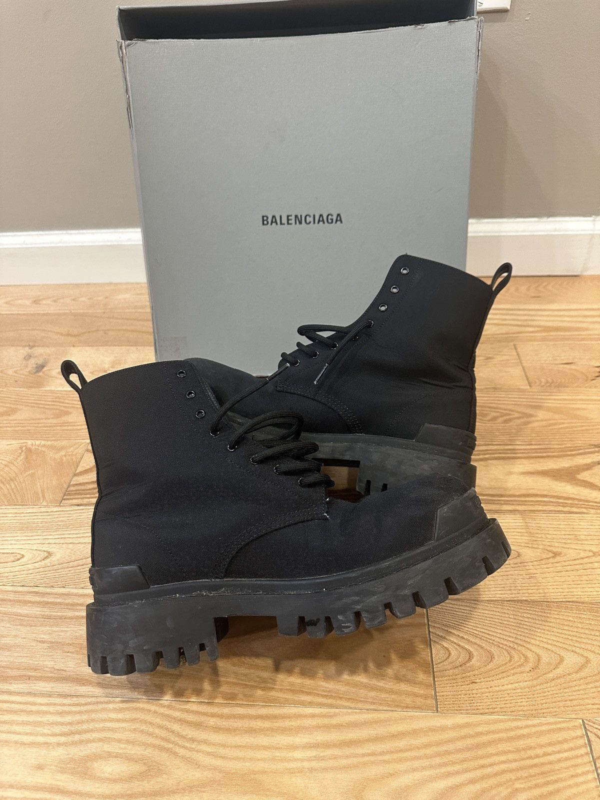 Balenciaga Balenciaga Black Nylon Strike Boot Size US 8 / EU 41 - 2 Thumbnail