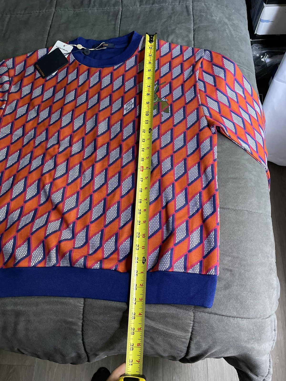 Louis Vuitton Louis Vuitton Diamond Damier Cricket Crewneck Size US L / EU 52-54 / 3 - 4 Thumbnail