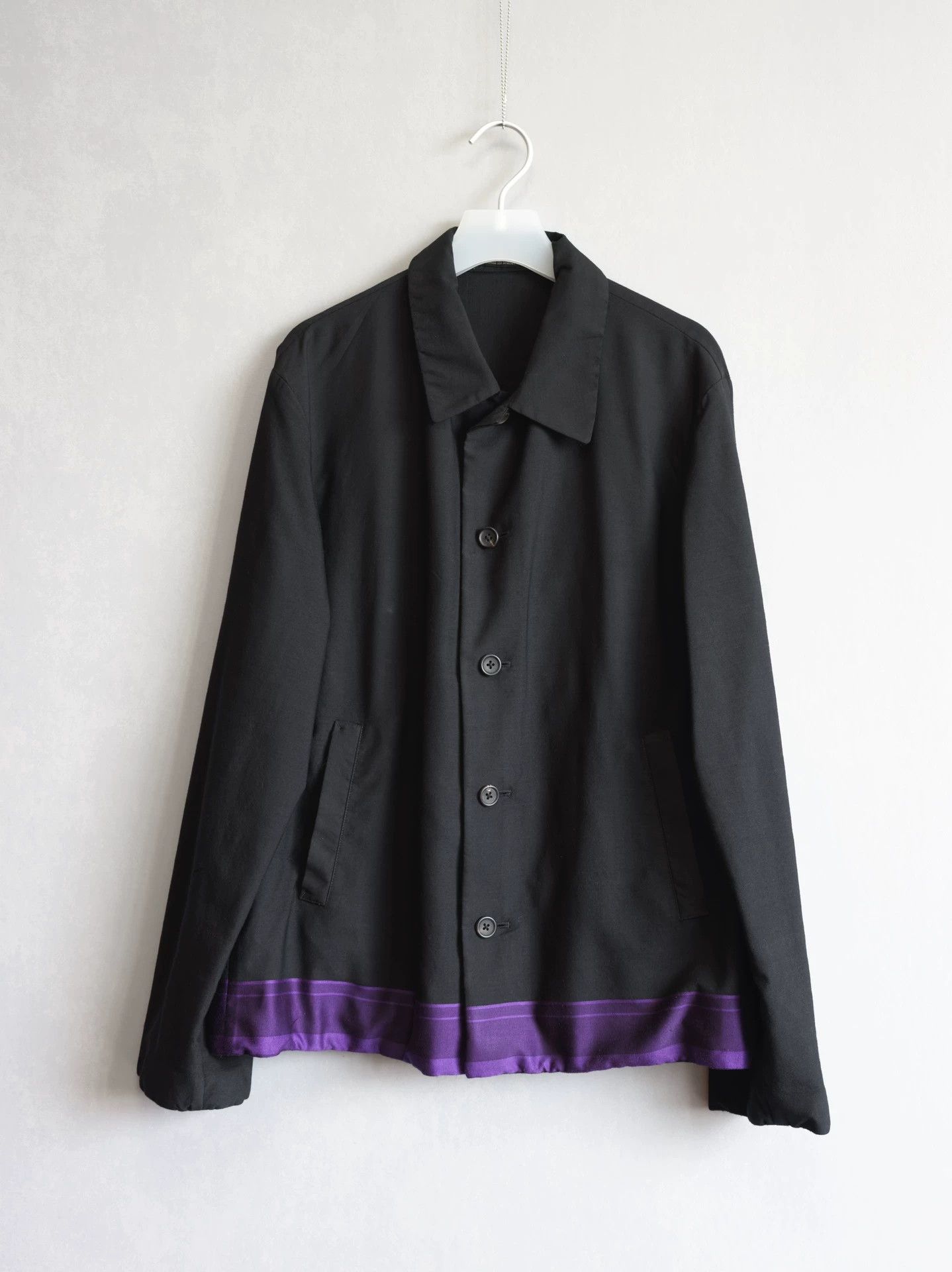 Yohji Yamamoto Yohji Yamamoto 02SS Silk Striped Jacket Size US L / EU 52-54 / 3 - 1 Thumbnail
