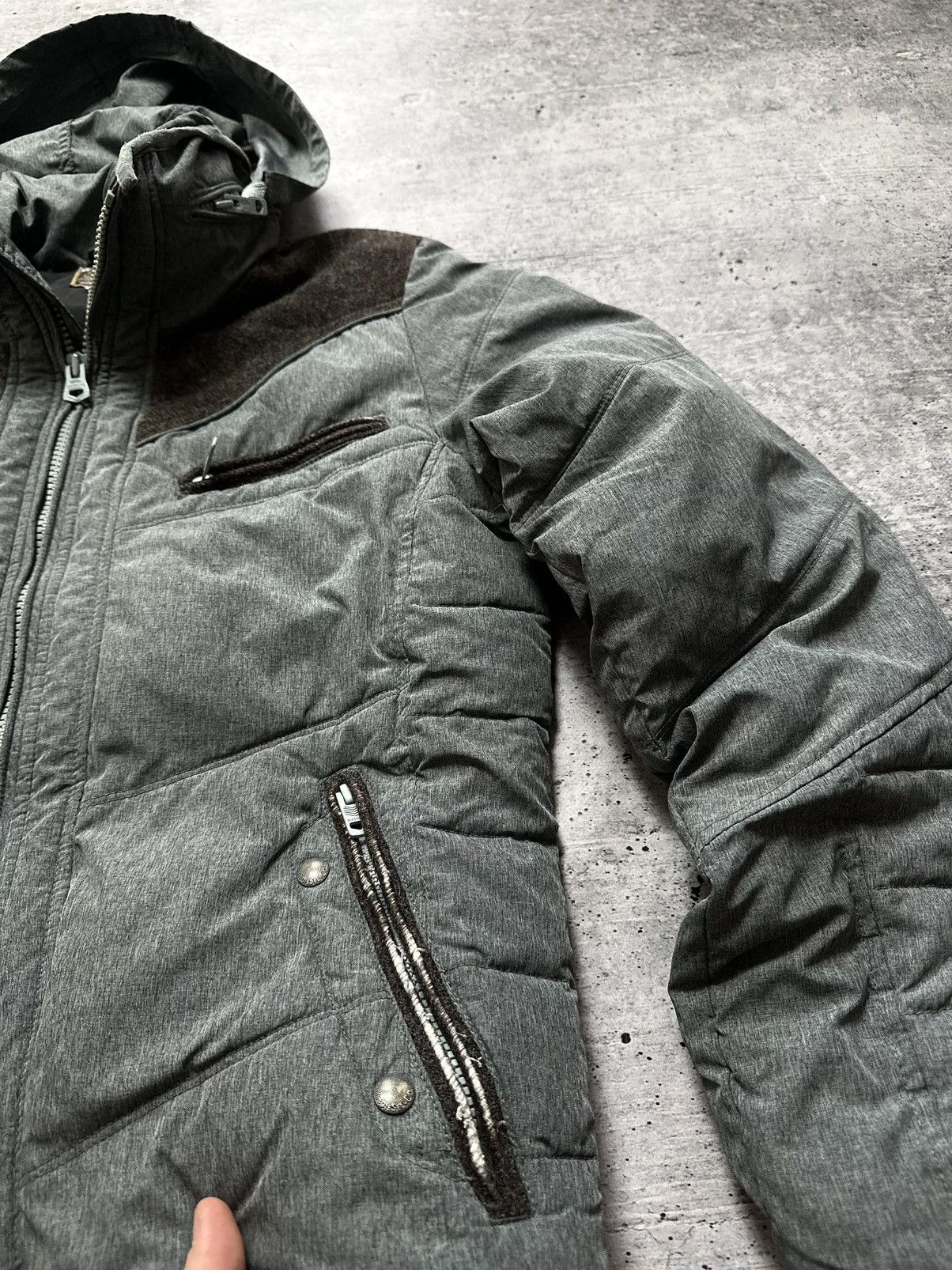 Vintage Diesel Down Puffer Y2K Jacket Luxury Archive
