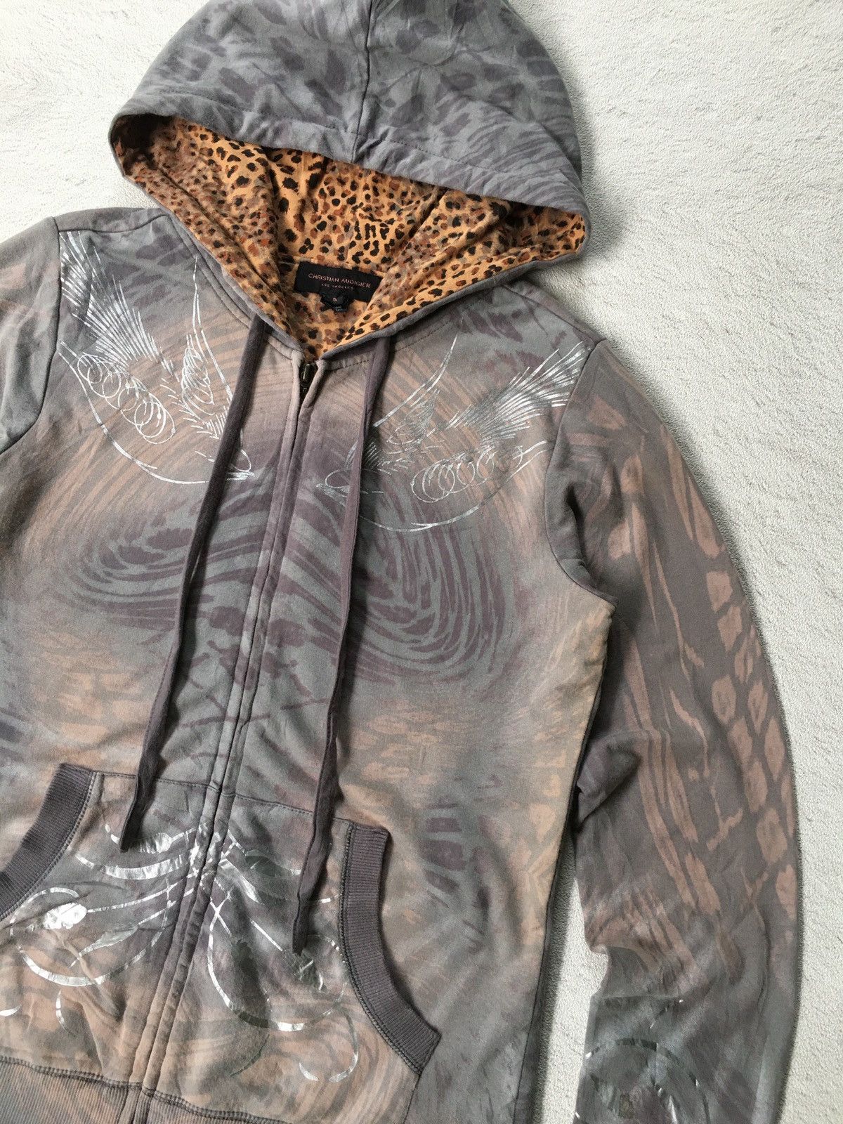 Ed Hardy Y2k Christian Audigier Zip Hoodie Size US XS / EU 42 / 0 - 3 Thumbnail