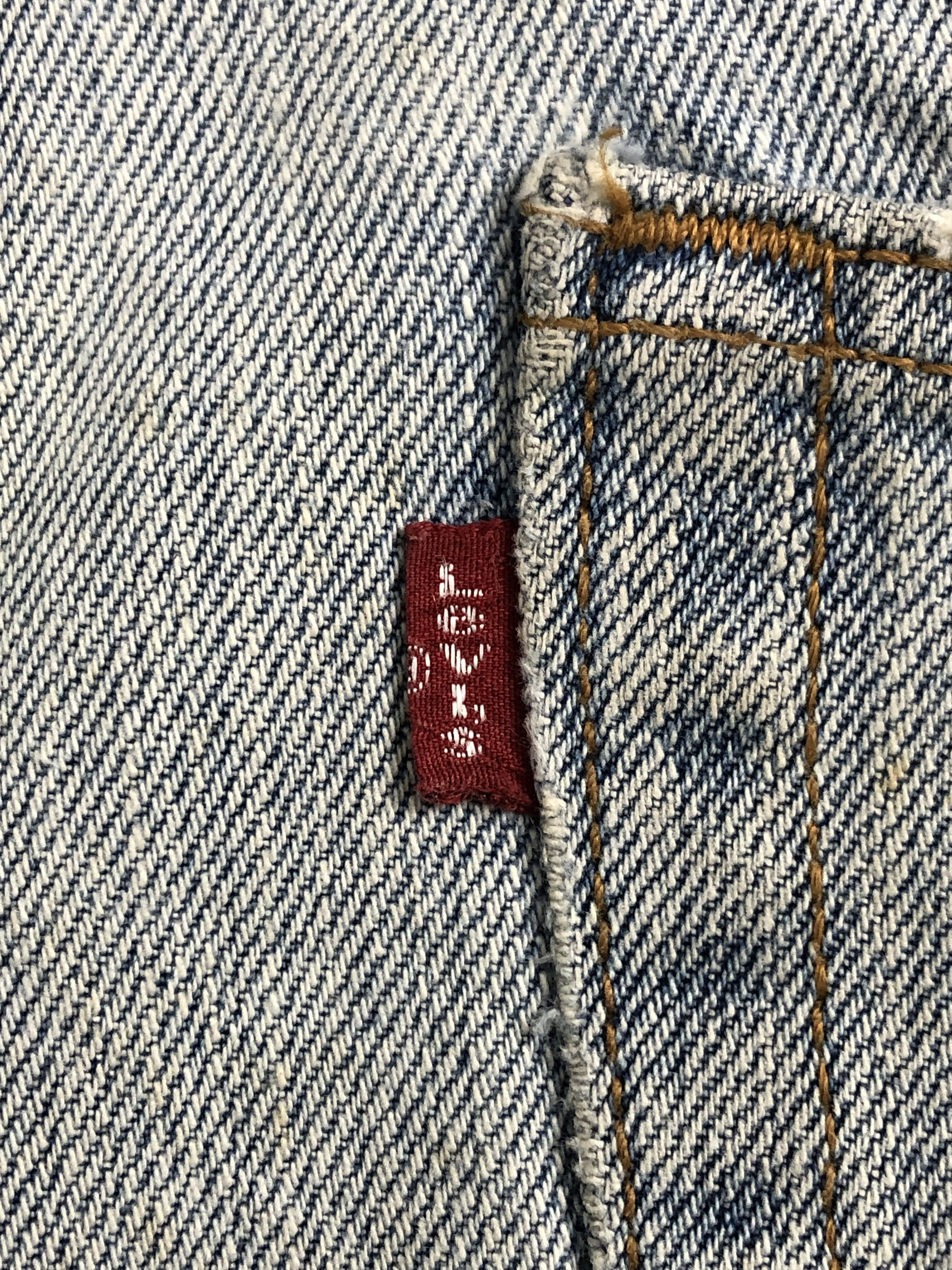 Levi's Vintage Levis 559 Distressed Blue Loose Jeans DP2461 Size US 35 - 6 Thumbnail