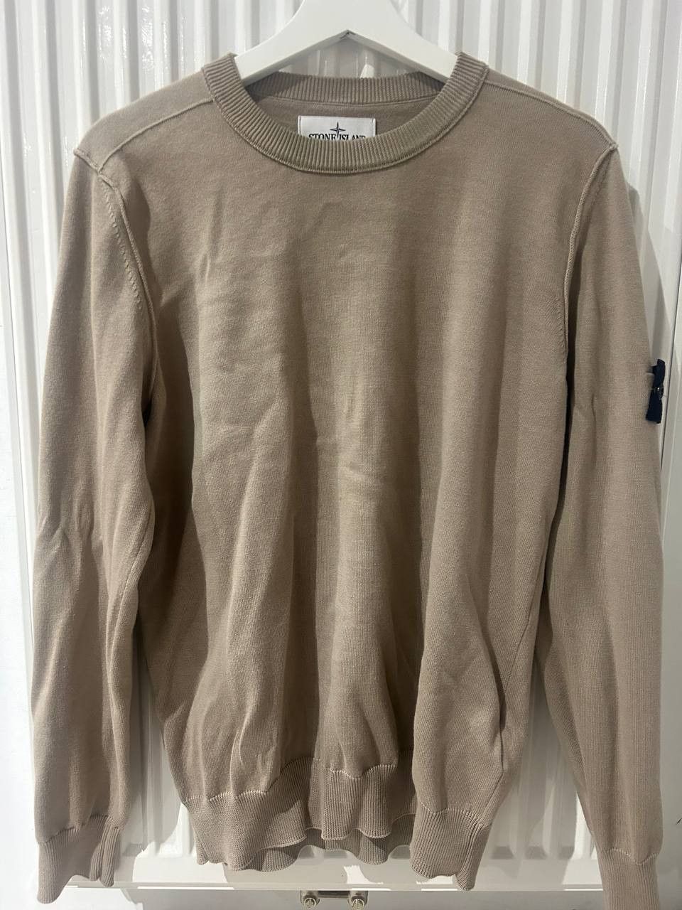 image of Stone Island Knitwear (Art 1015540B2) in Dove Grey, Men's (Size Medium)