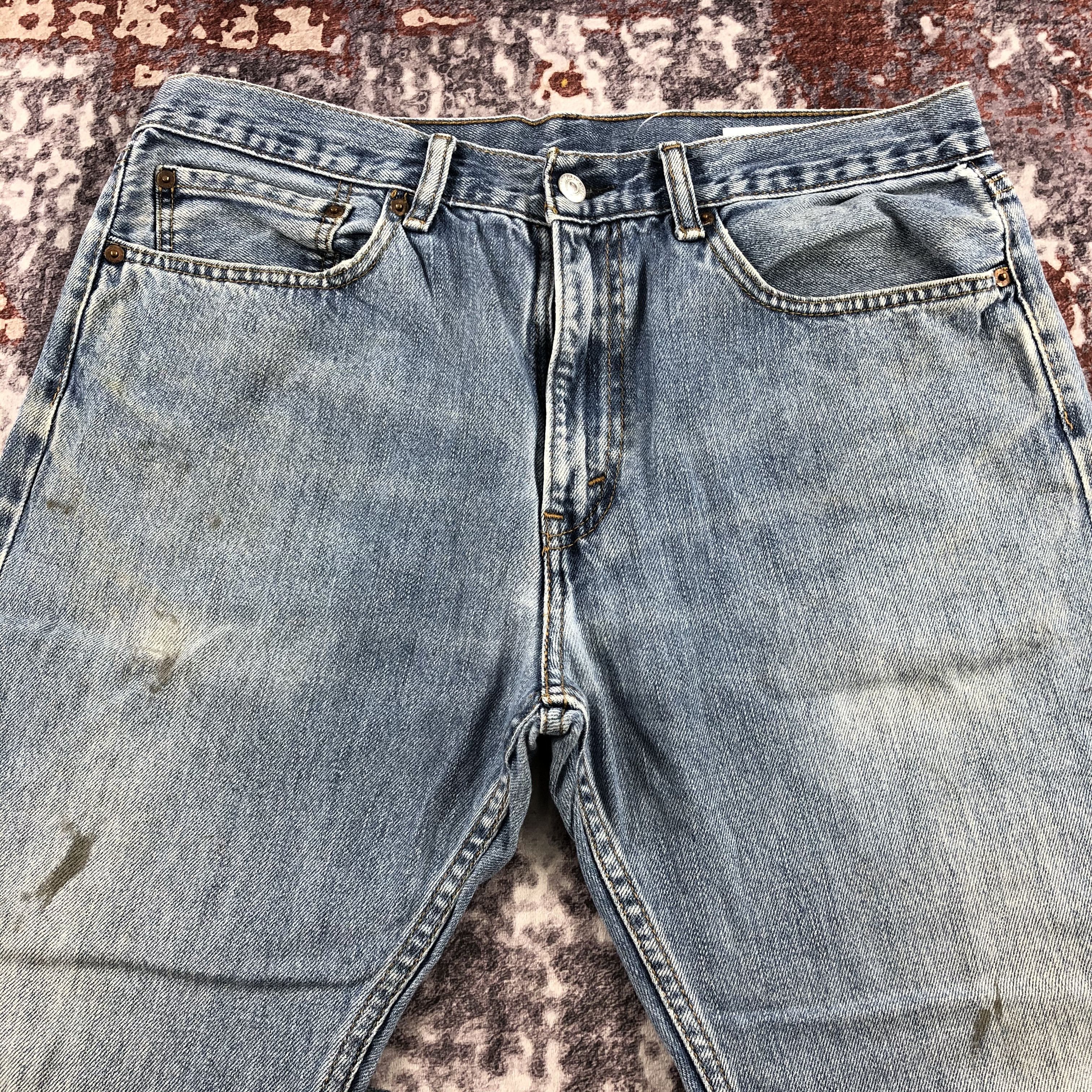 Levi's × Vintage Vintage Blue Wash Levis 505 Jeans-JM2405 Size US 35 - 3 Thumbnail