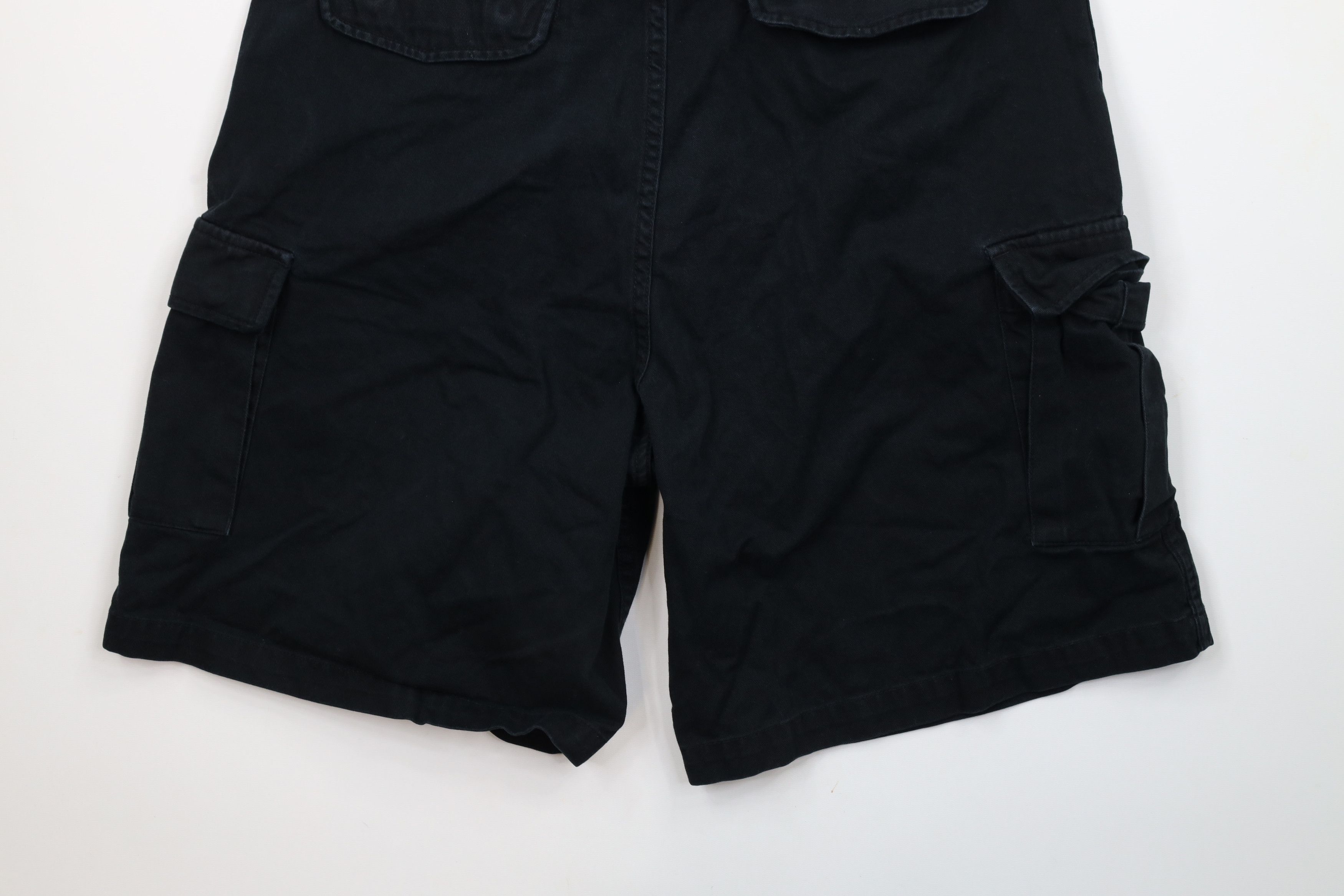 Cabelas × Vintage Vintage Cabelas Heavyweight Surplus Cargo Shorts Black Size US 38 / EU 54 - 10 Thumbnail