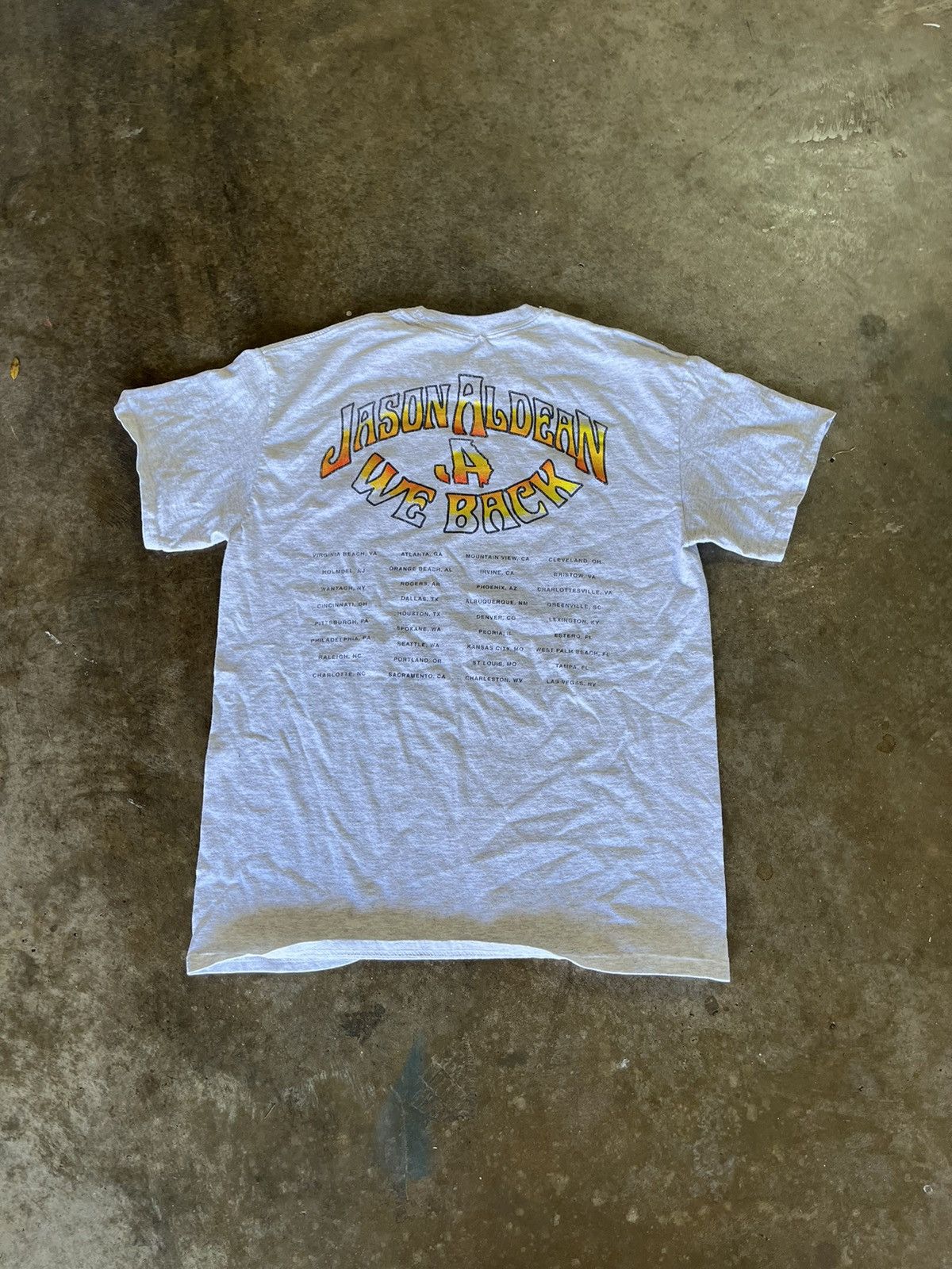 Band Tees Jason Aldean We Back Country Band Tee Size US M / EU 48-50 / 2 - 3 Thumbnail
