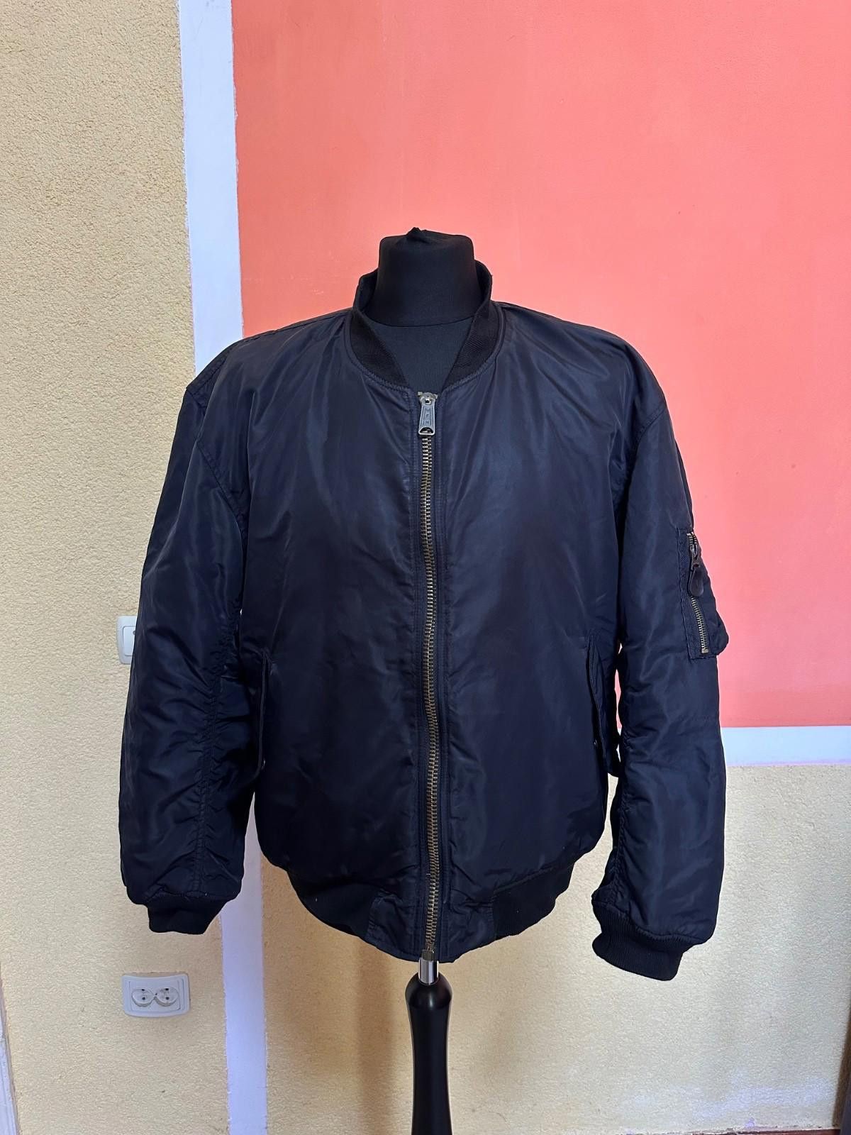 Other Vintage MA 1 Intermediate Flyers Black Bomber Jacked Size L Size US L / EU 52-54 / 3 - 1 Thumbnail