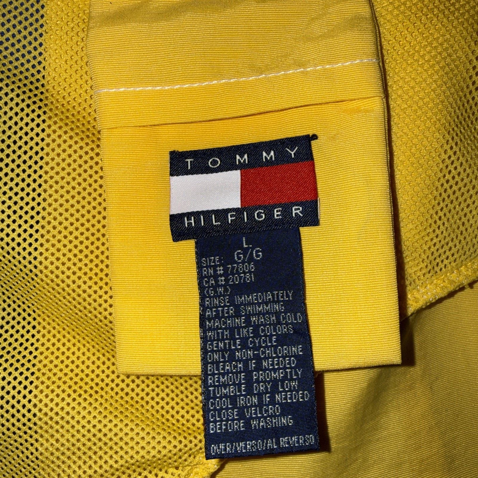 Tommy Hilfiger Y2K Tommy Hilfiger Tommy Trunks Sz L Blue Cargo Pocket EUC Size US 34 / EU 50 - 6 Thumbnail