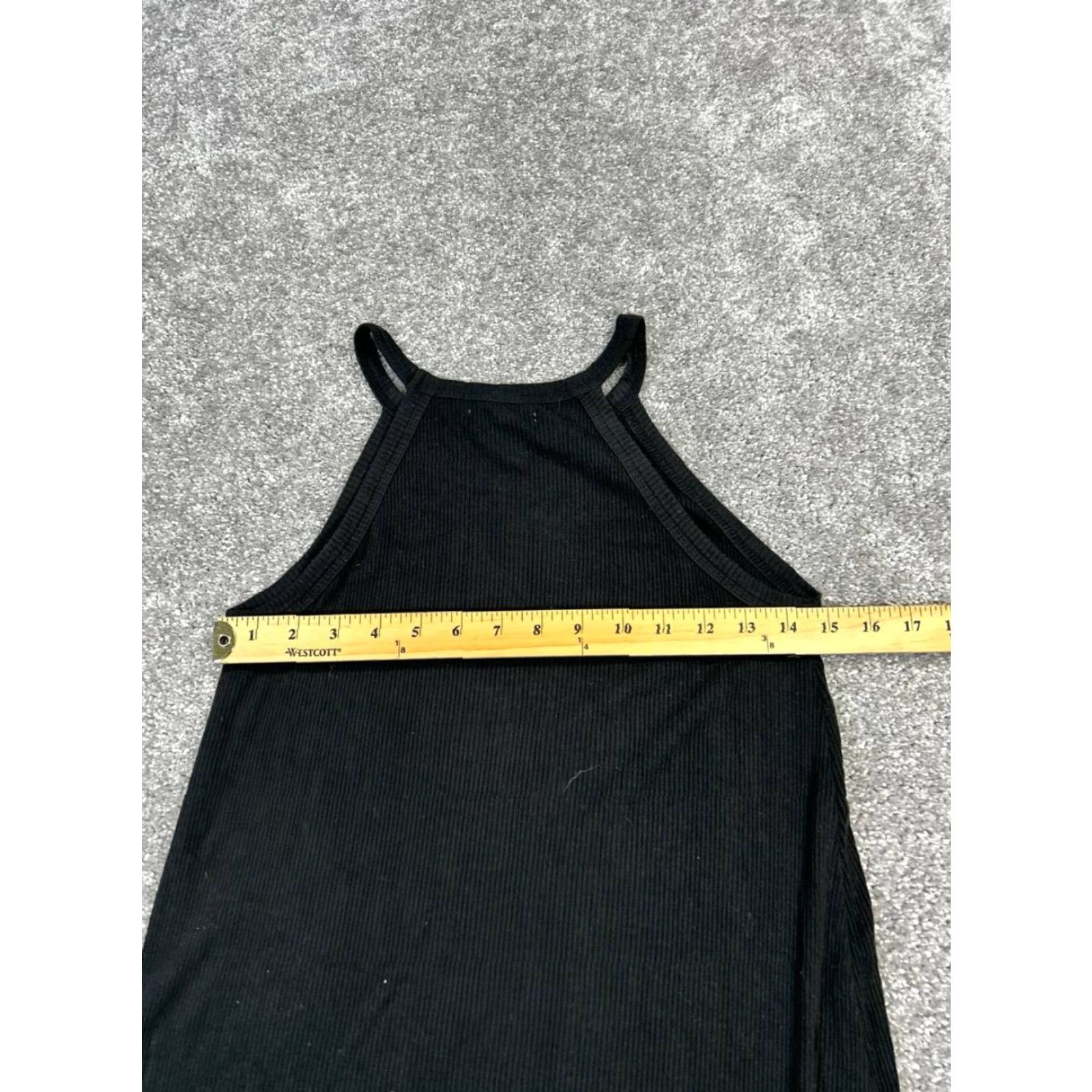 Madewell Madewell Dress Xs Womens Black Ribbed Knit Size XS / US 0-2 / IT 36-38 - 5 Thumbnail