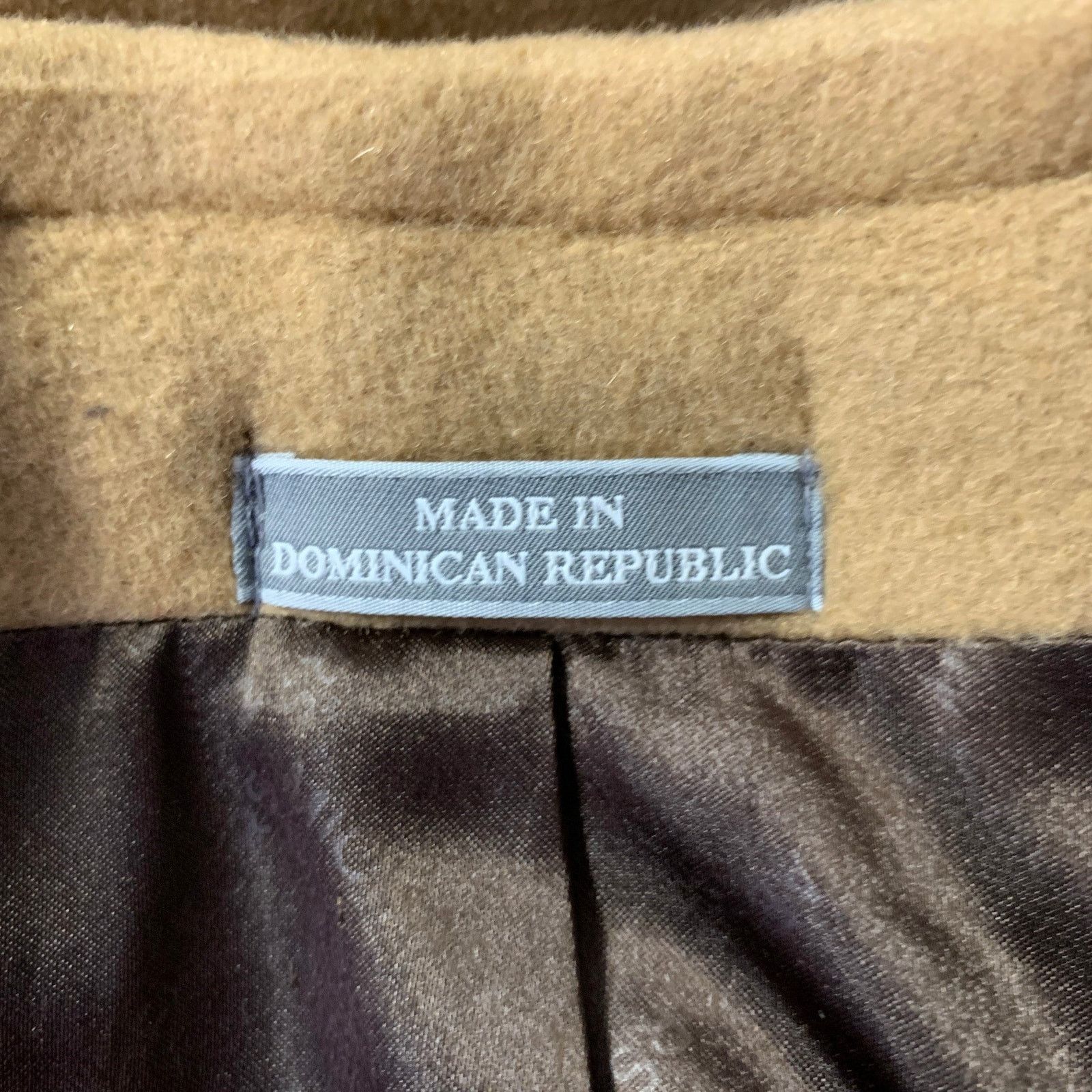 Michael Kors MICHAEL KORS Size XXXL Camel Wool Blend Notch Lapel Coat Size US XXL / EU 58 / 5 - 5 Thumbnail