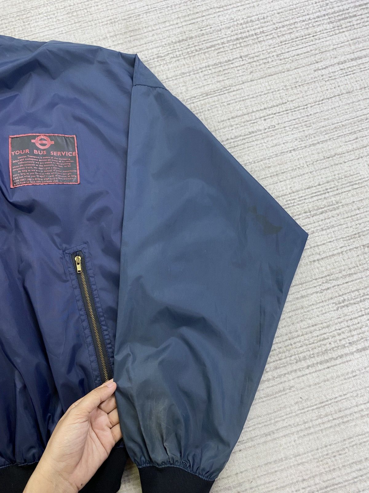 Michiko Koshino London × Vintage Vintage Michiko Koshino London Big Logo Bombers Jacket Size US L / EU 52-54 / 3 - 8 Thumbnail