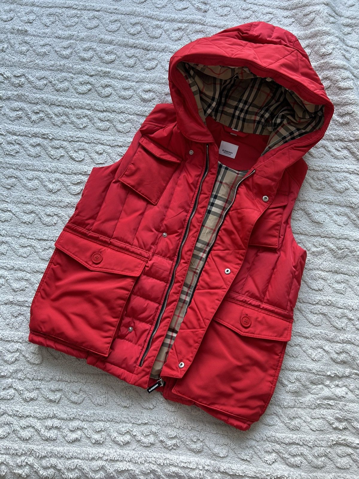 Balenciaga × Burberry Vest Burberry Size XS / US 0-2 / IT 36-38 - 16 Thumbnail