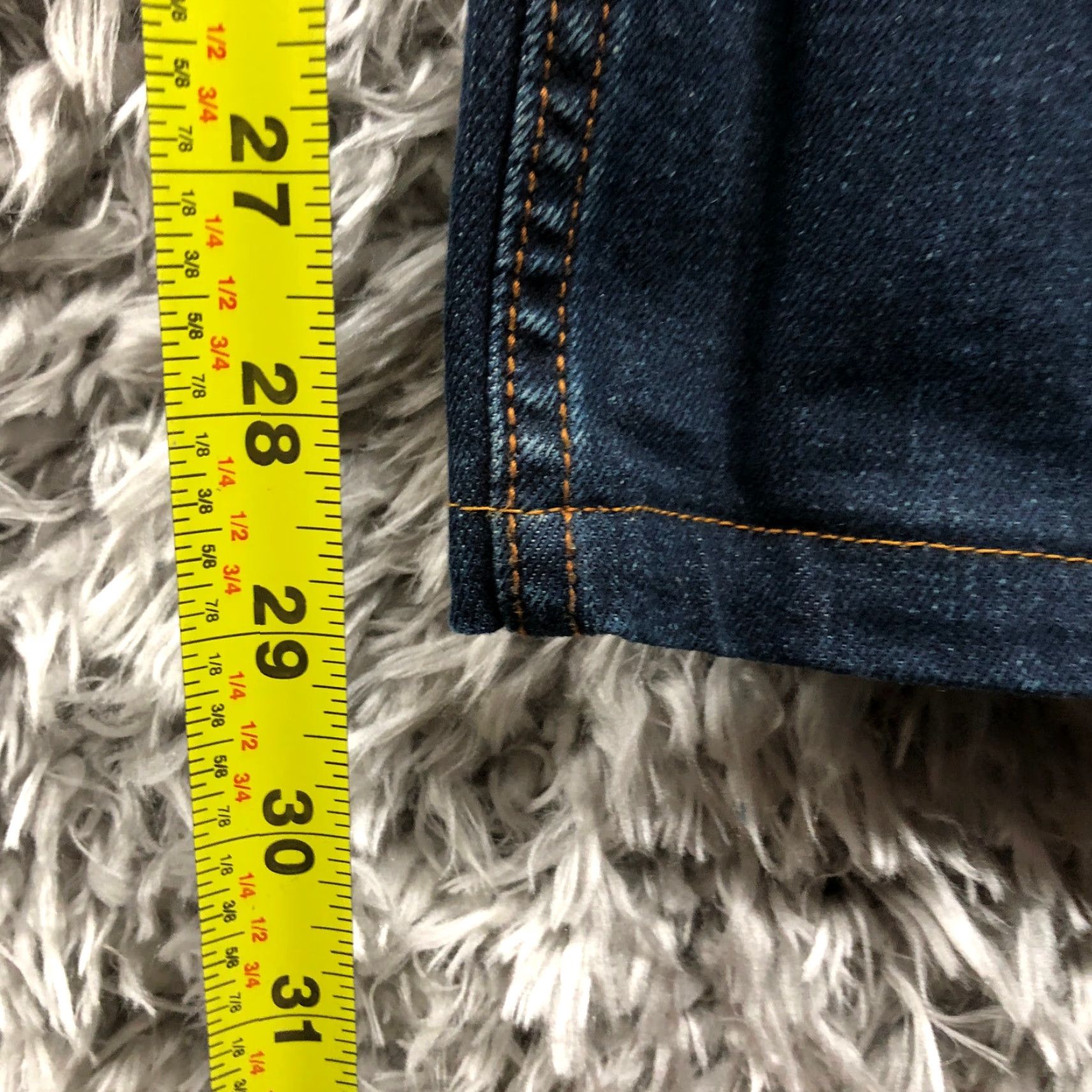 Old Navy Old Navy Slim Jeans Size 34x34 Mens Mid Rise Straight Leg Dark Wash Blue Denim Jeans Size US 34 / EU 50 - 3 Thumbnail