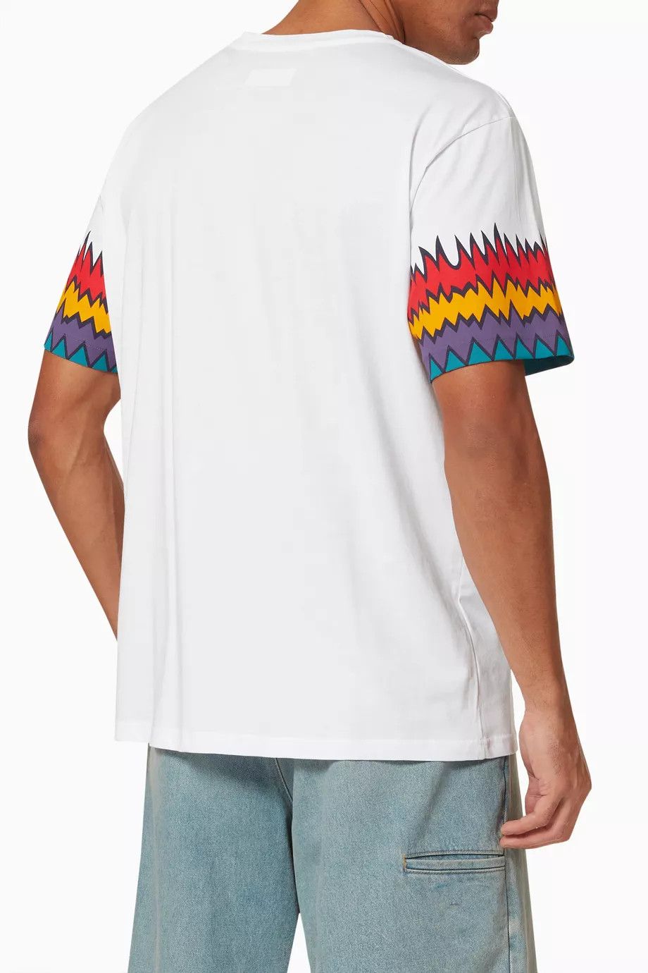 Missoni o1y0225 Logo Crewneck T-Shirt in White Size US S / EU 44-46 / 1 - 2 Thumbnail