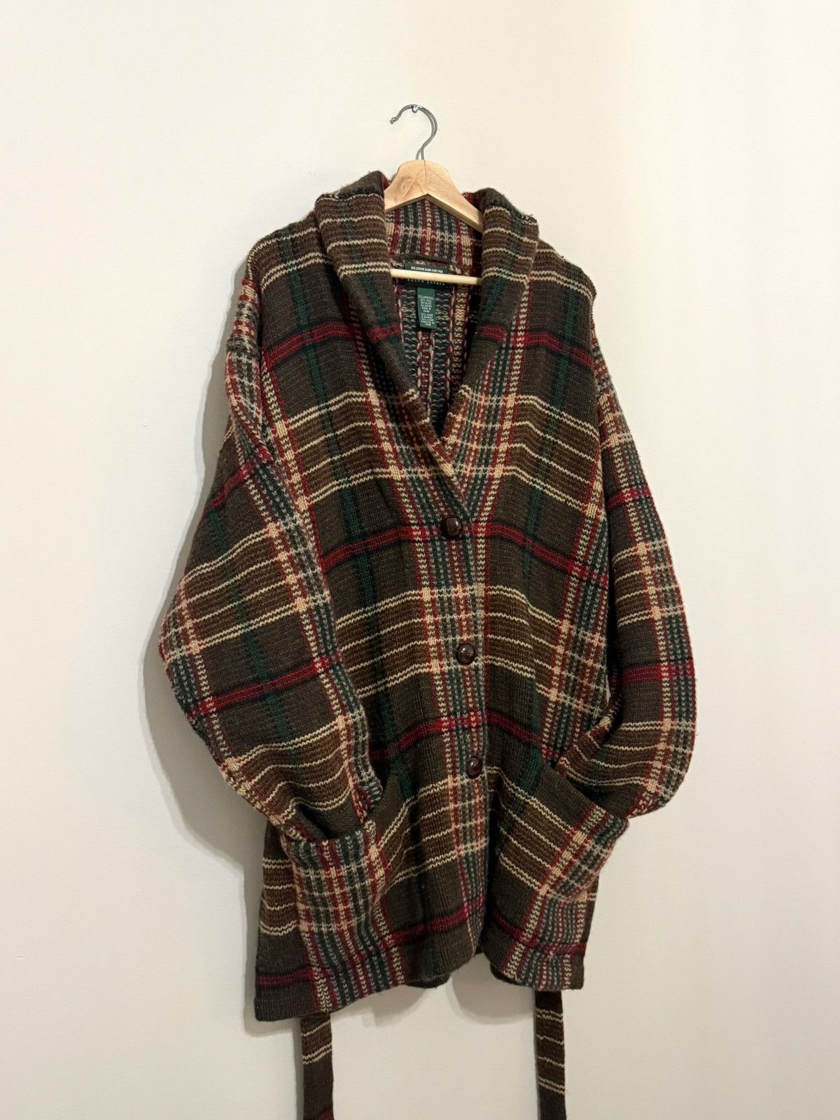 Ralph Lauren Vintage Lauren Ralph Lauren Lambswool Knit Cardigan Sweater Size US M / EU 48-50 / 2 - 2 Thumbnail