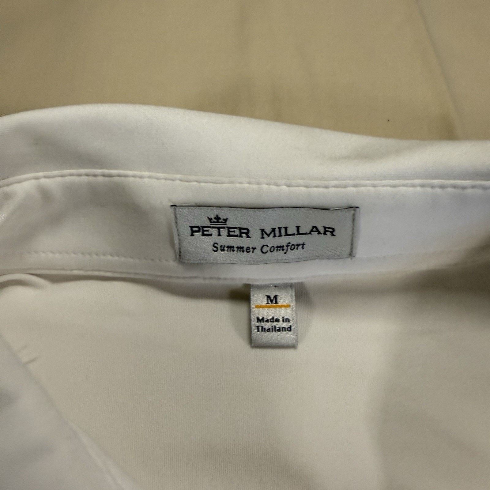 Peter Millar Peter Millar Summer Comfort All spring White Polo Men M Size US M / EU 48-50 / 2 - 4 Thumbnail